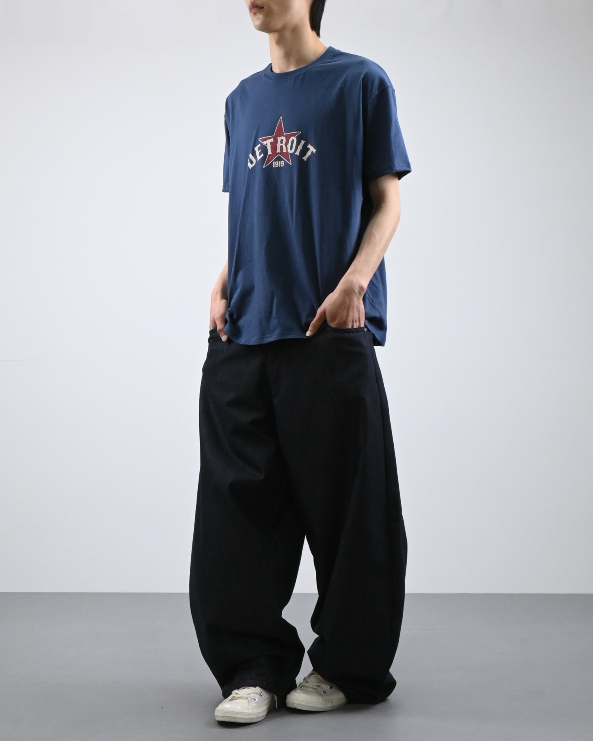 detroit half t-shirt