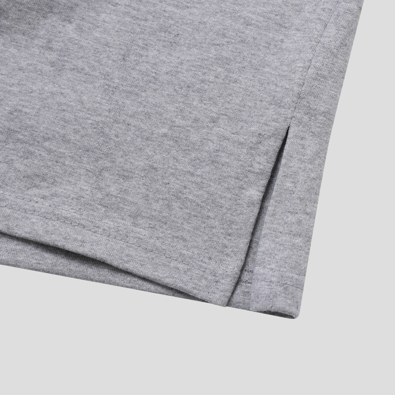 u-neck slit half t-shirt