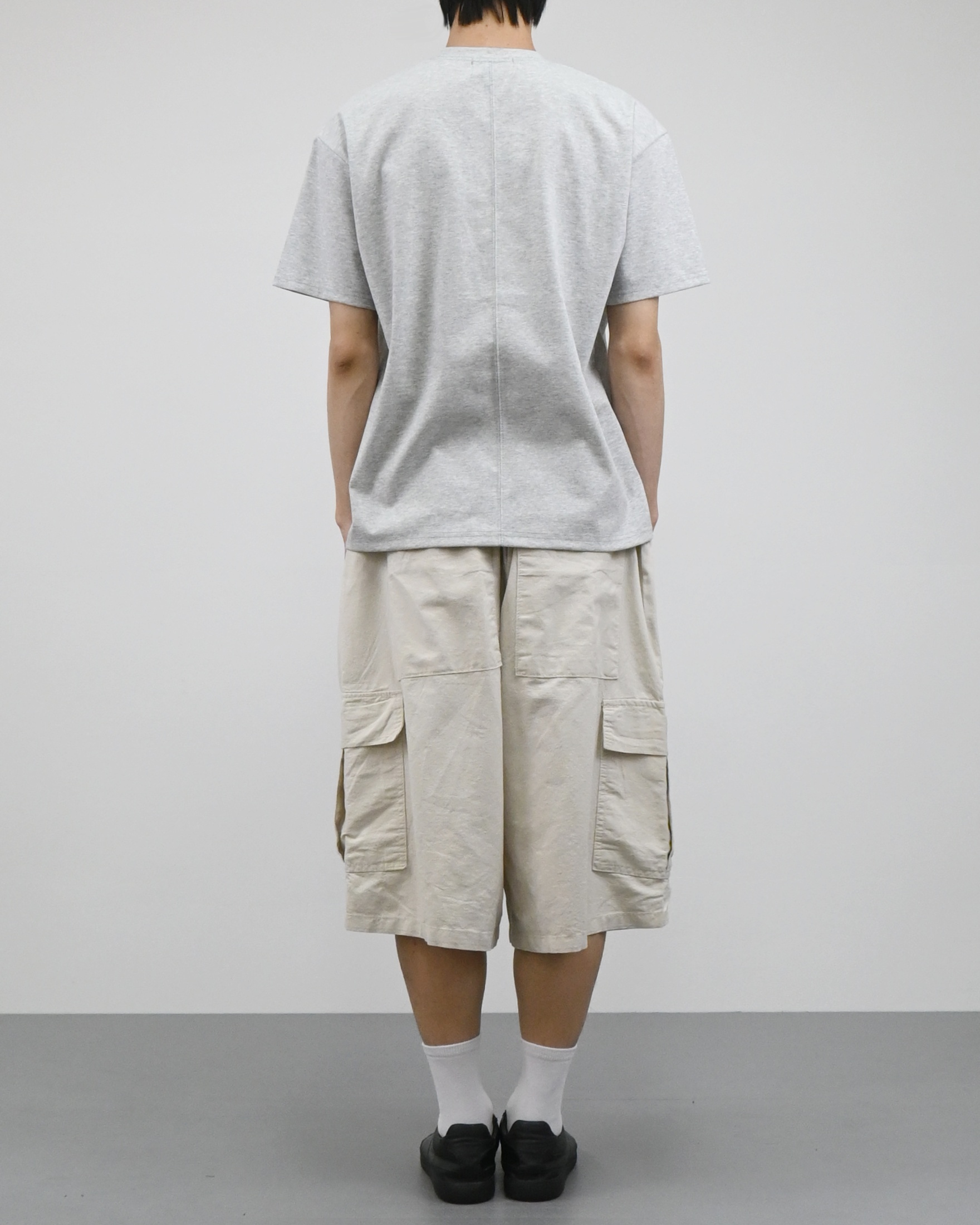 front shoulder line half t-shirt