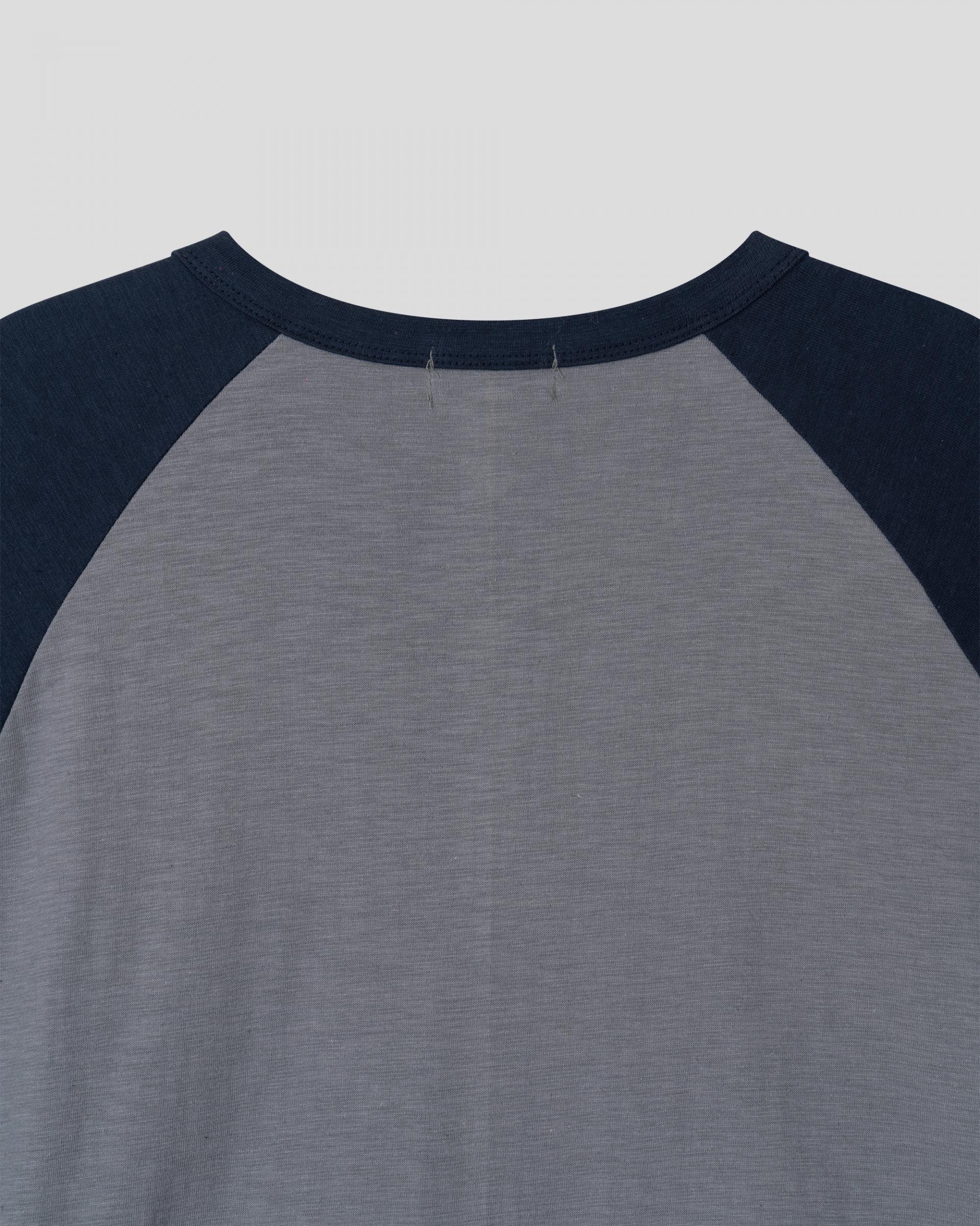 raglan henley neck t-shirt