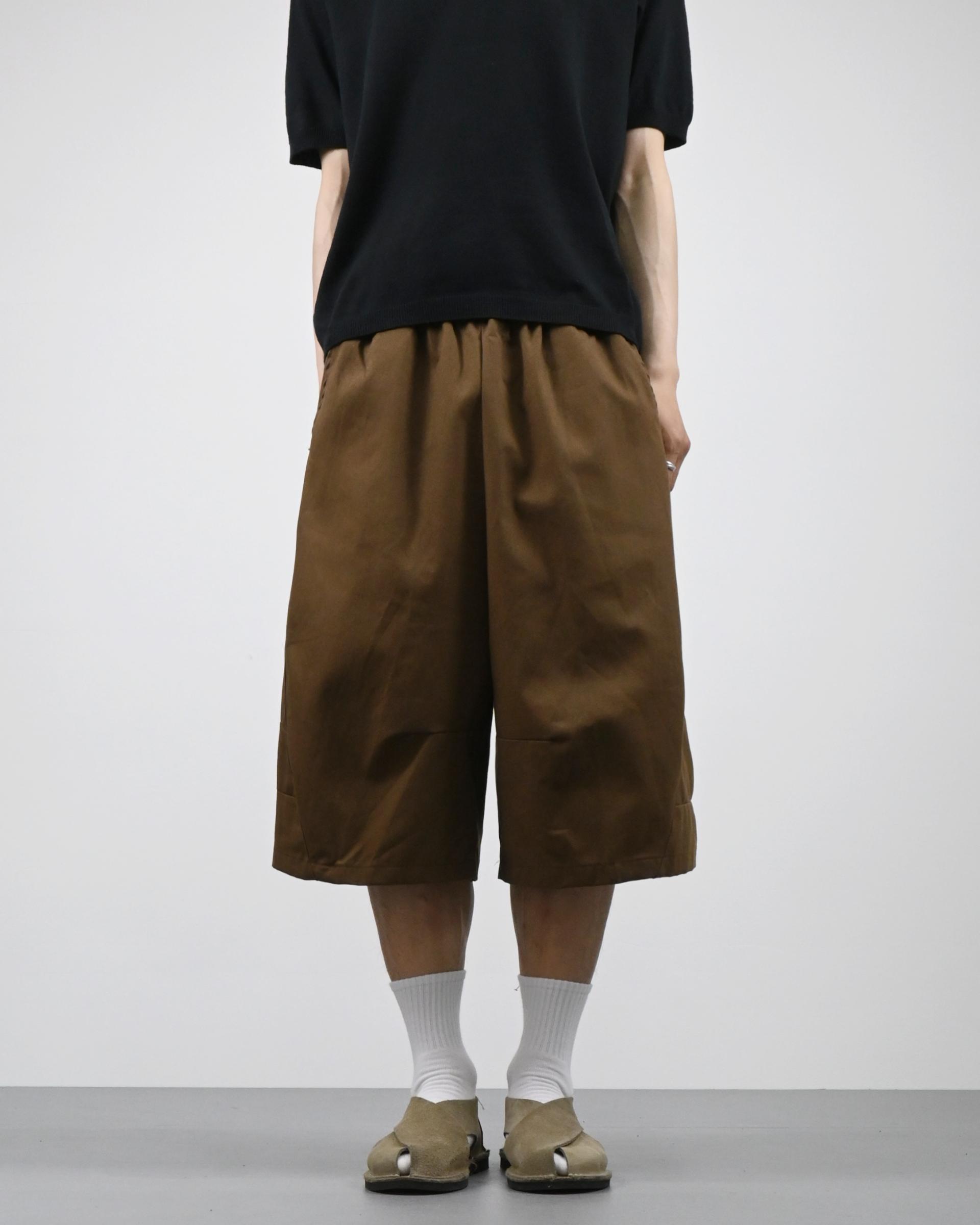 archive curved bermuda cotton pants