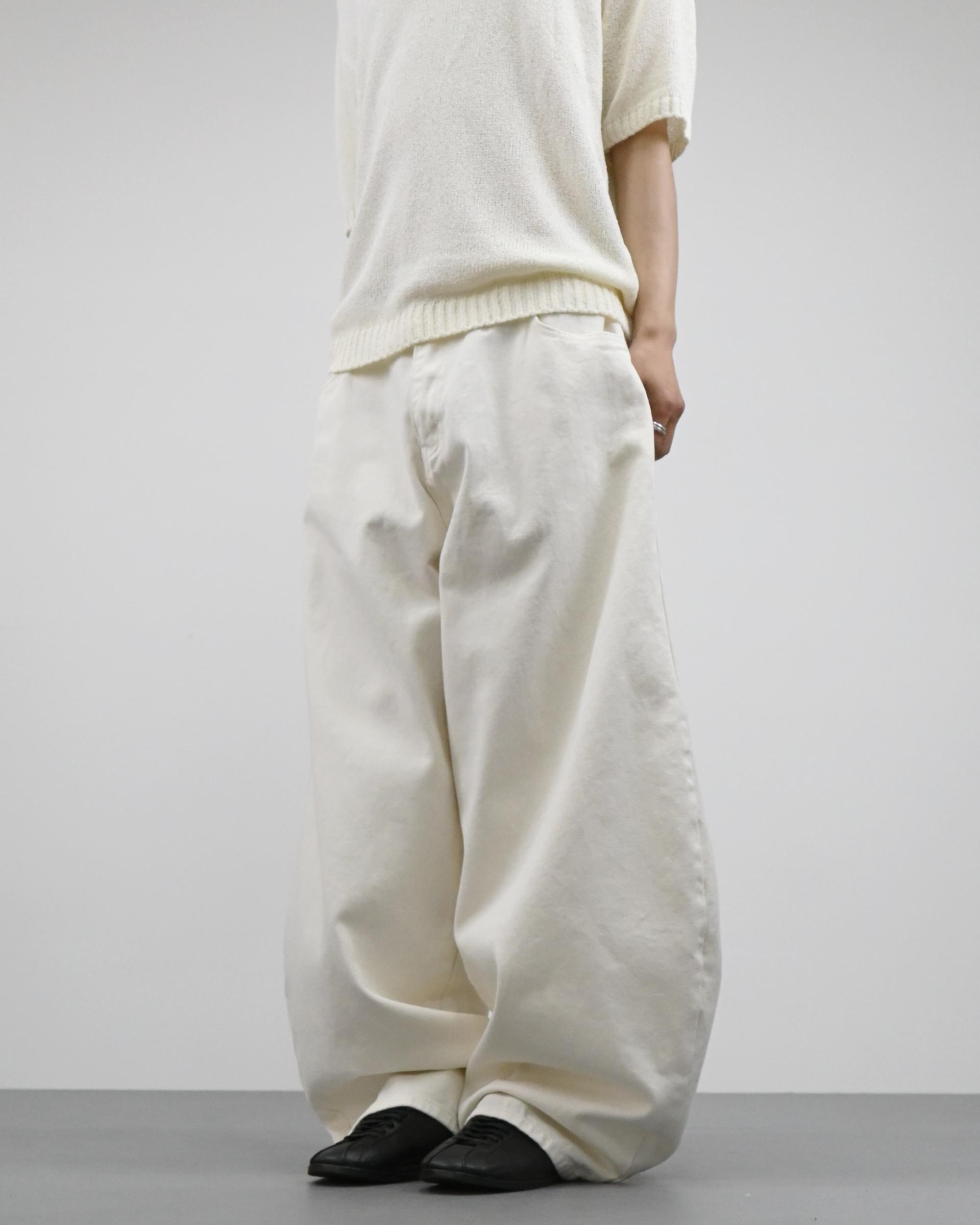 banding balloon cotton pants