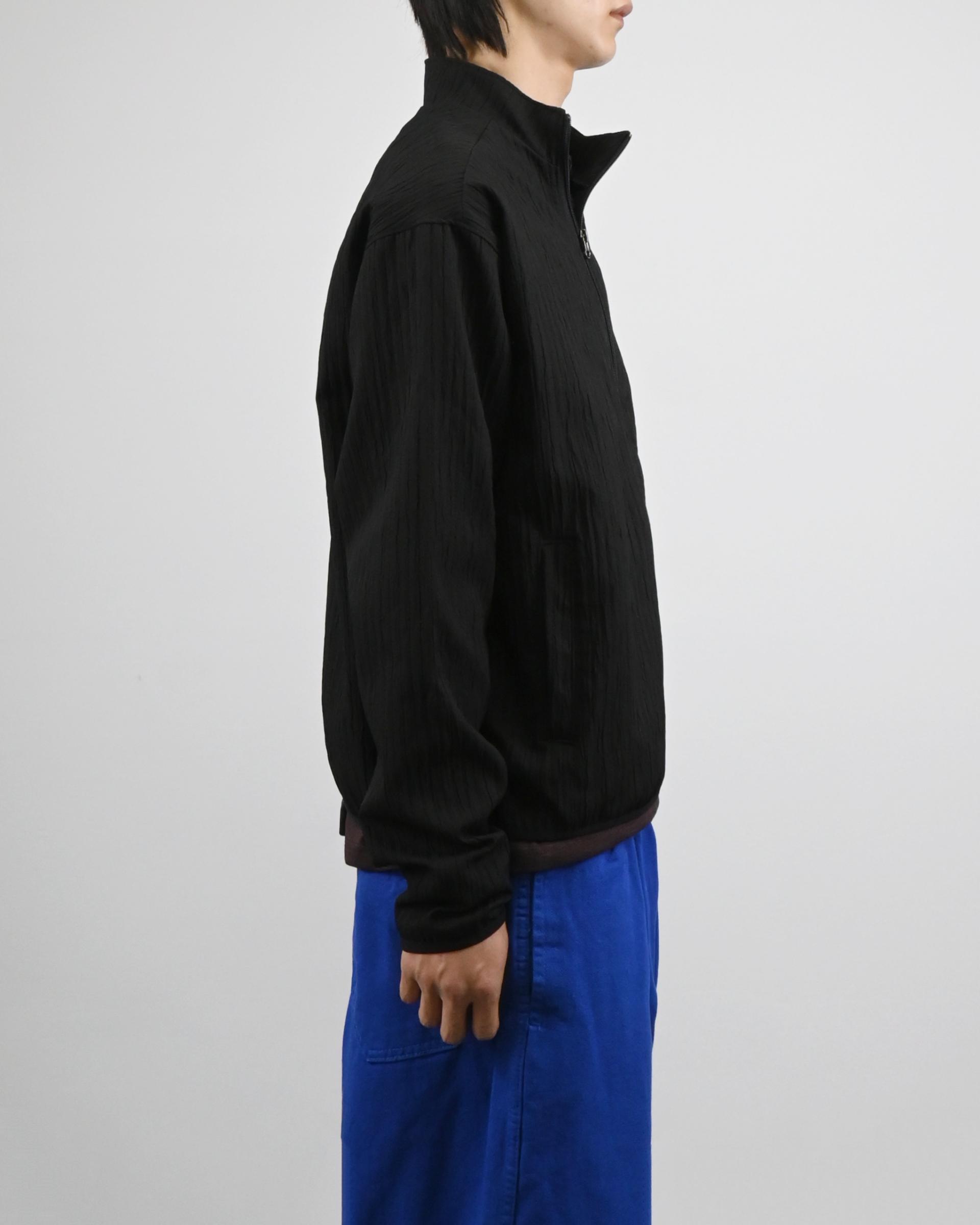 compose pleats diagonal zip-up