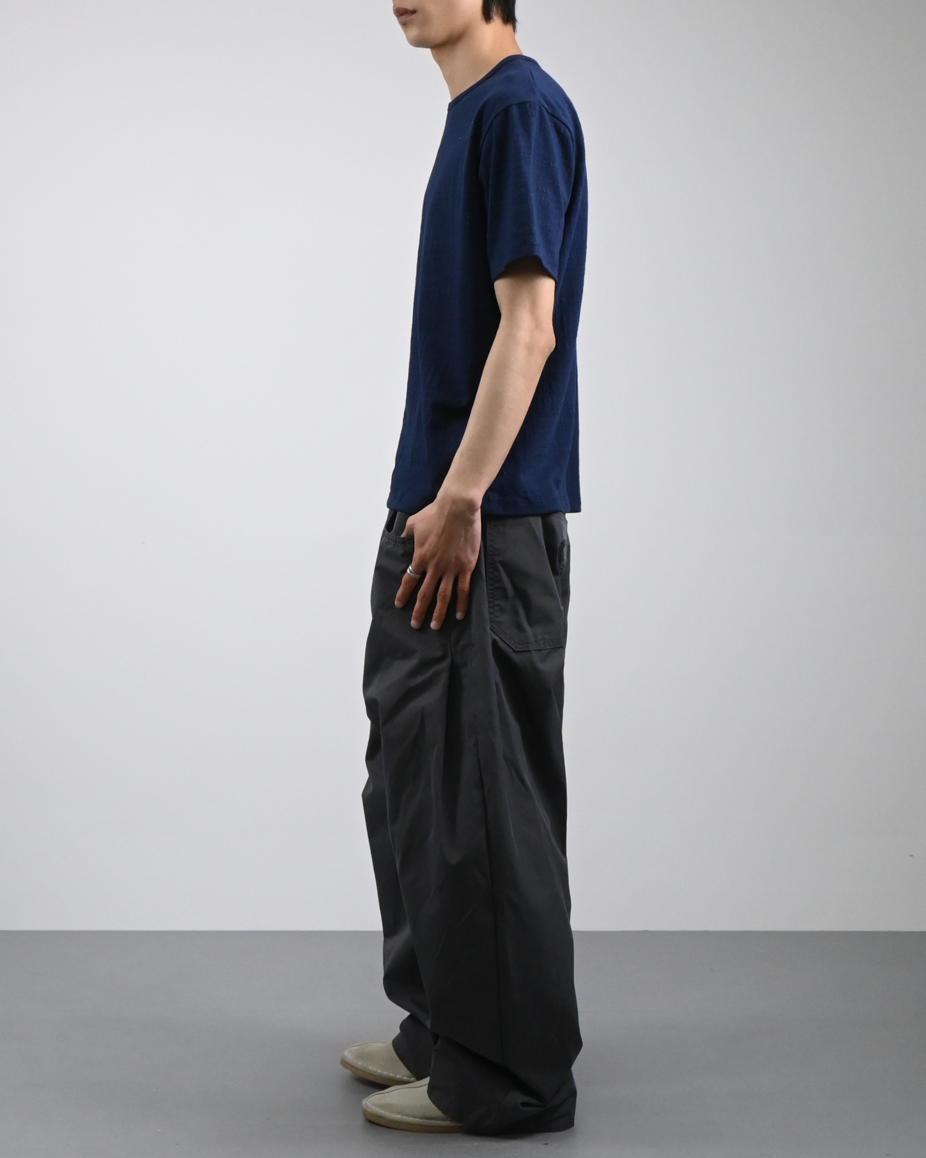 slub vintage half t-shirt
