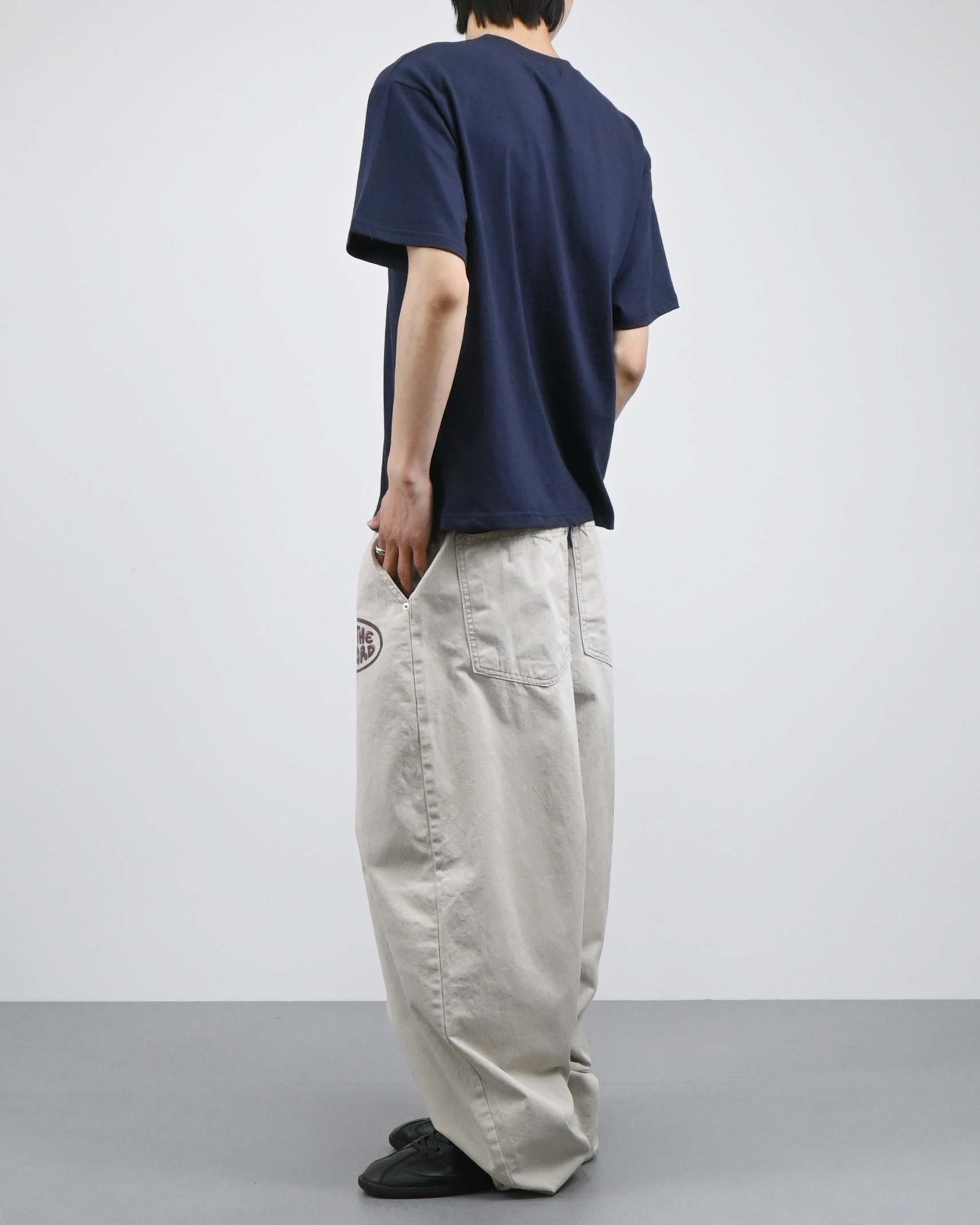 inspired lettering half-t-Shirt