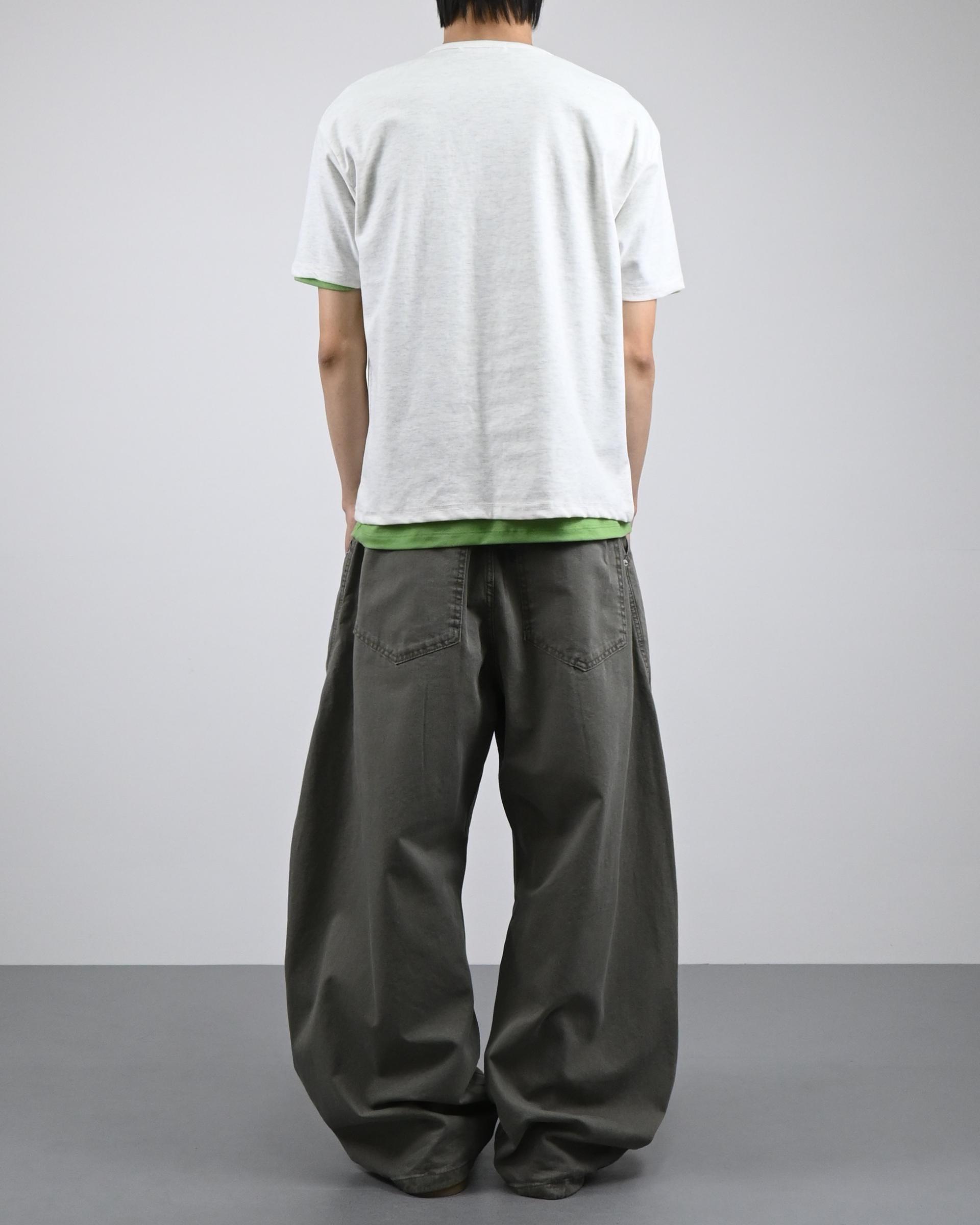 volumetric balloon cotton pants