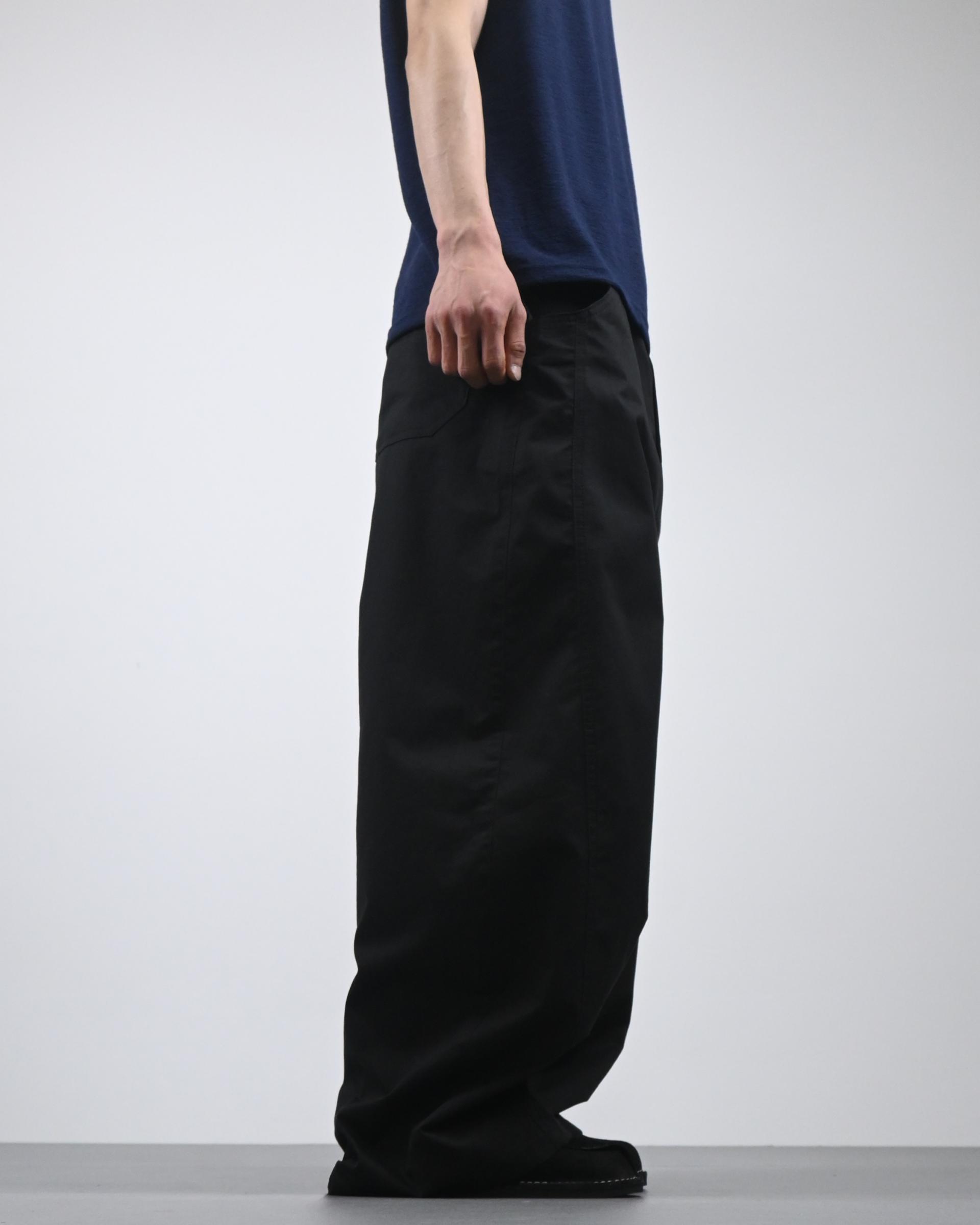 dear curved cotton pants