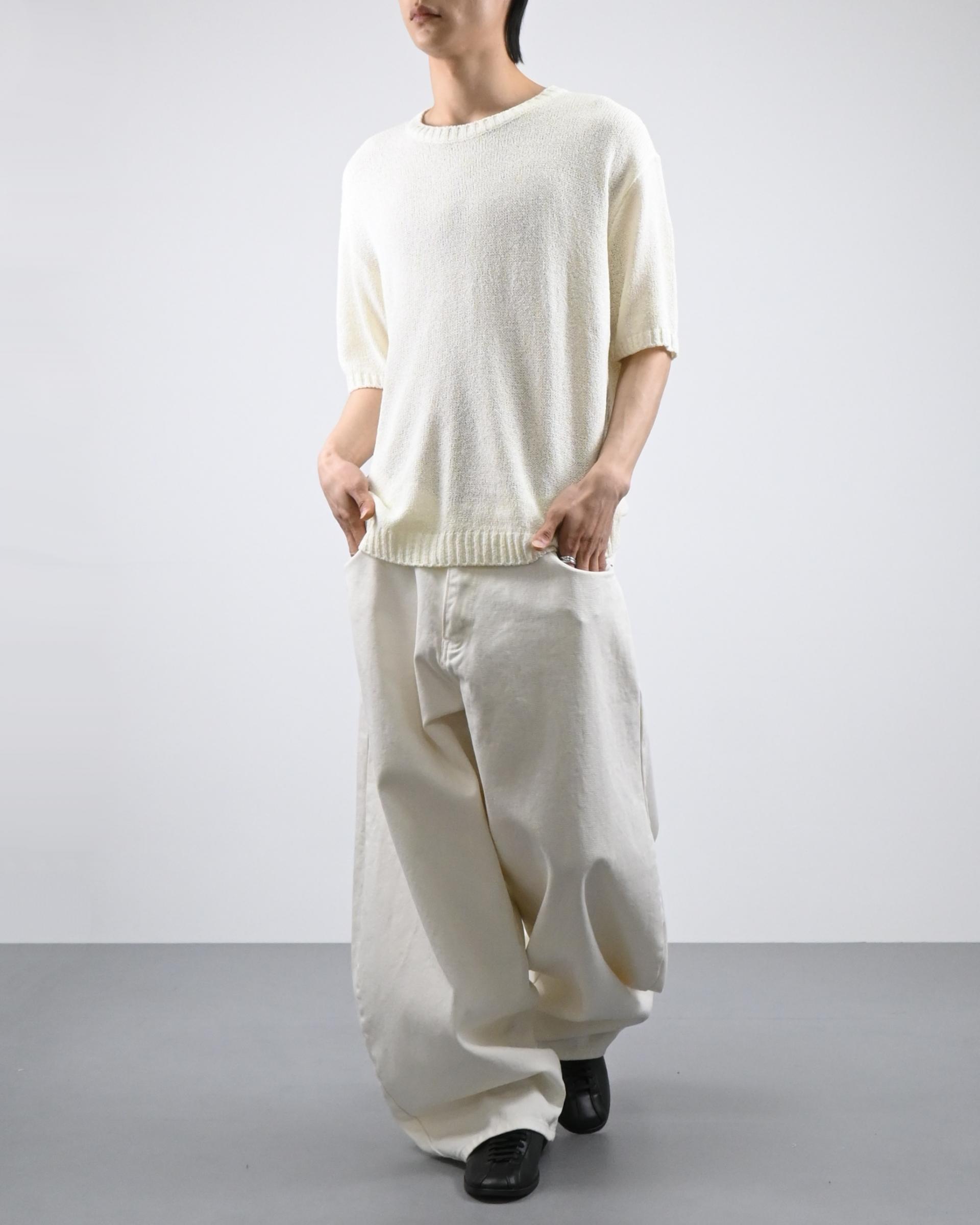 banding balloon cotton pants