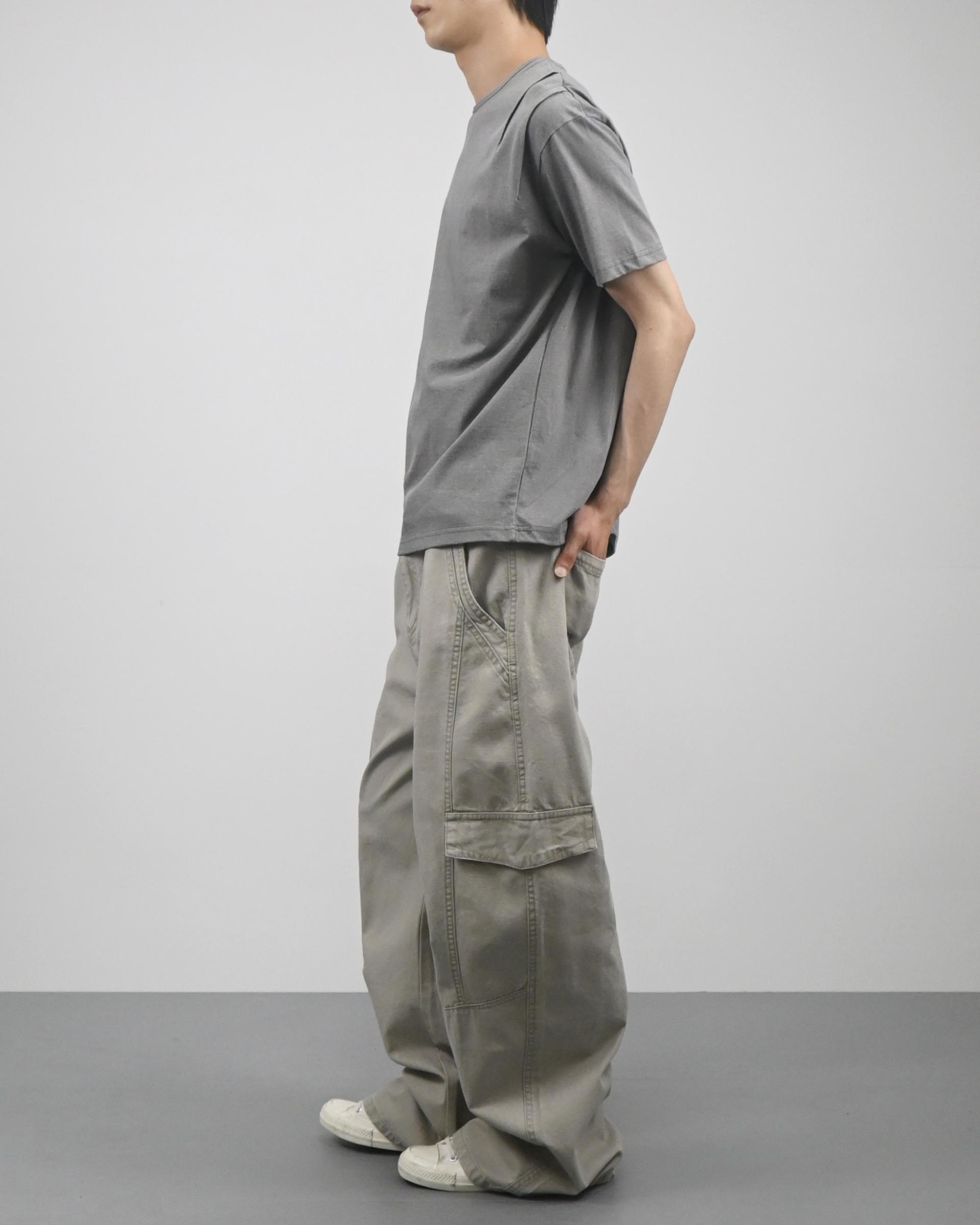 pigment dart crop half t-shirt