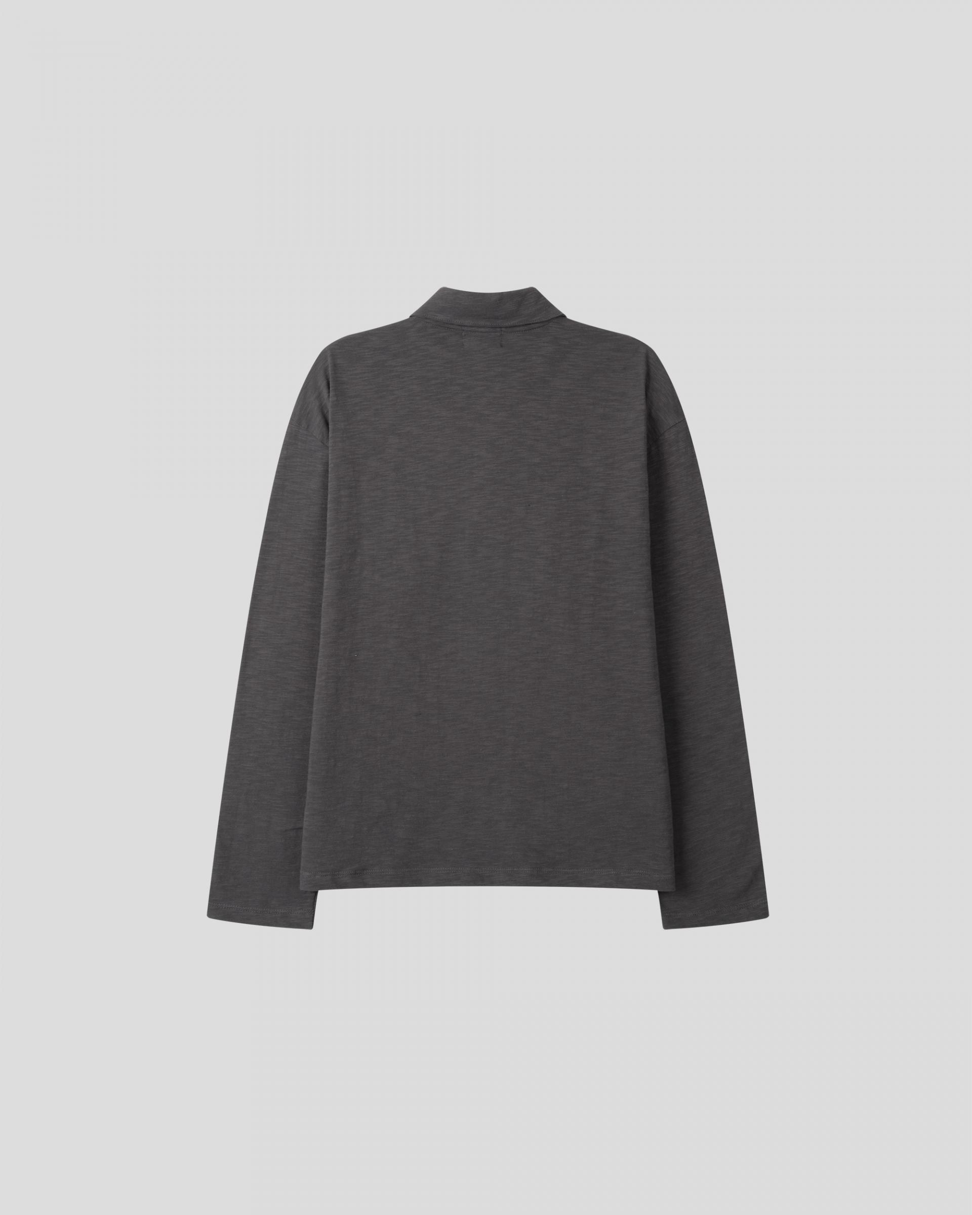 slub five burton collar t-shirt
