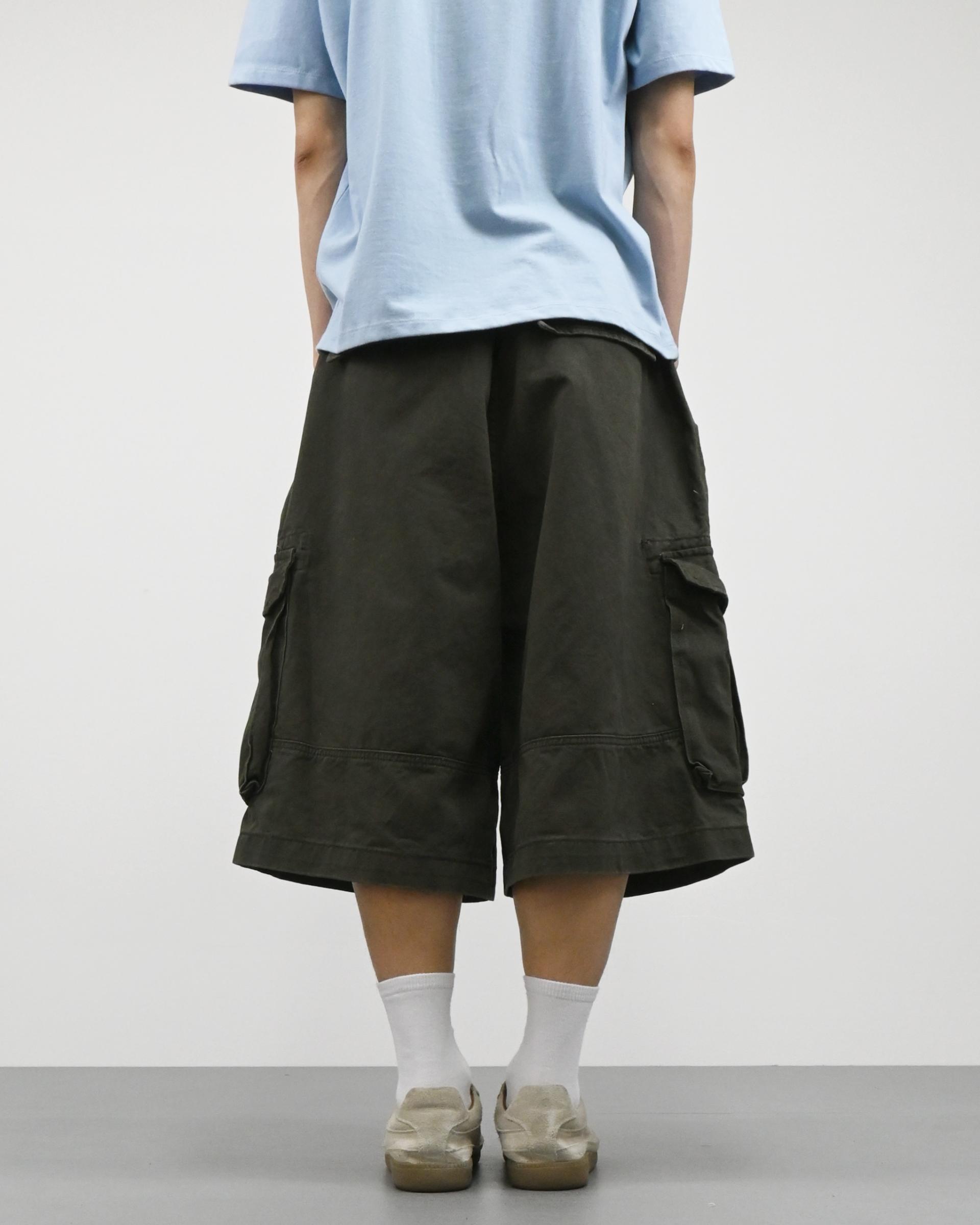 bio cotton bermuda cargo pants