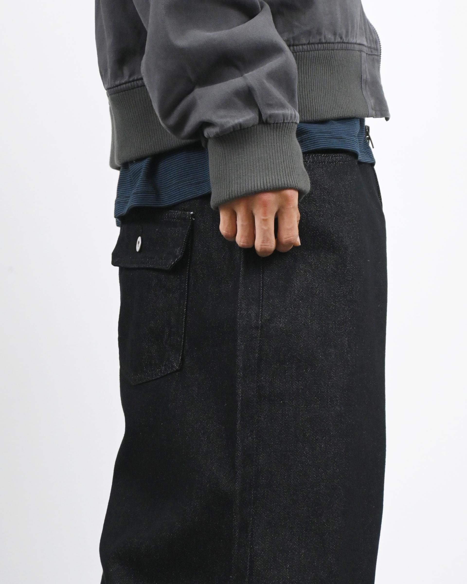milo velcro balloon denim pants
