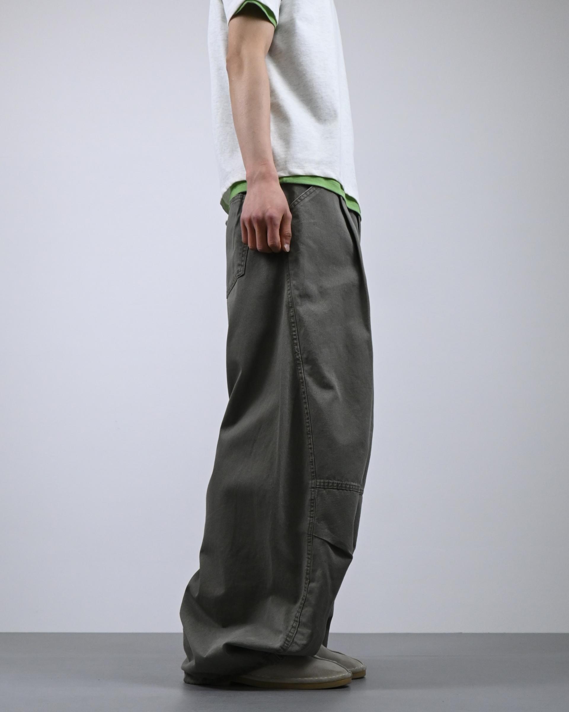 volumetric balloon cotton pants