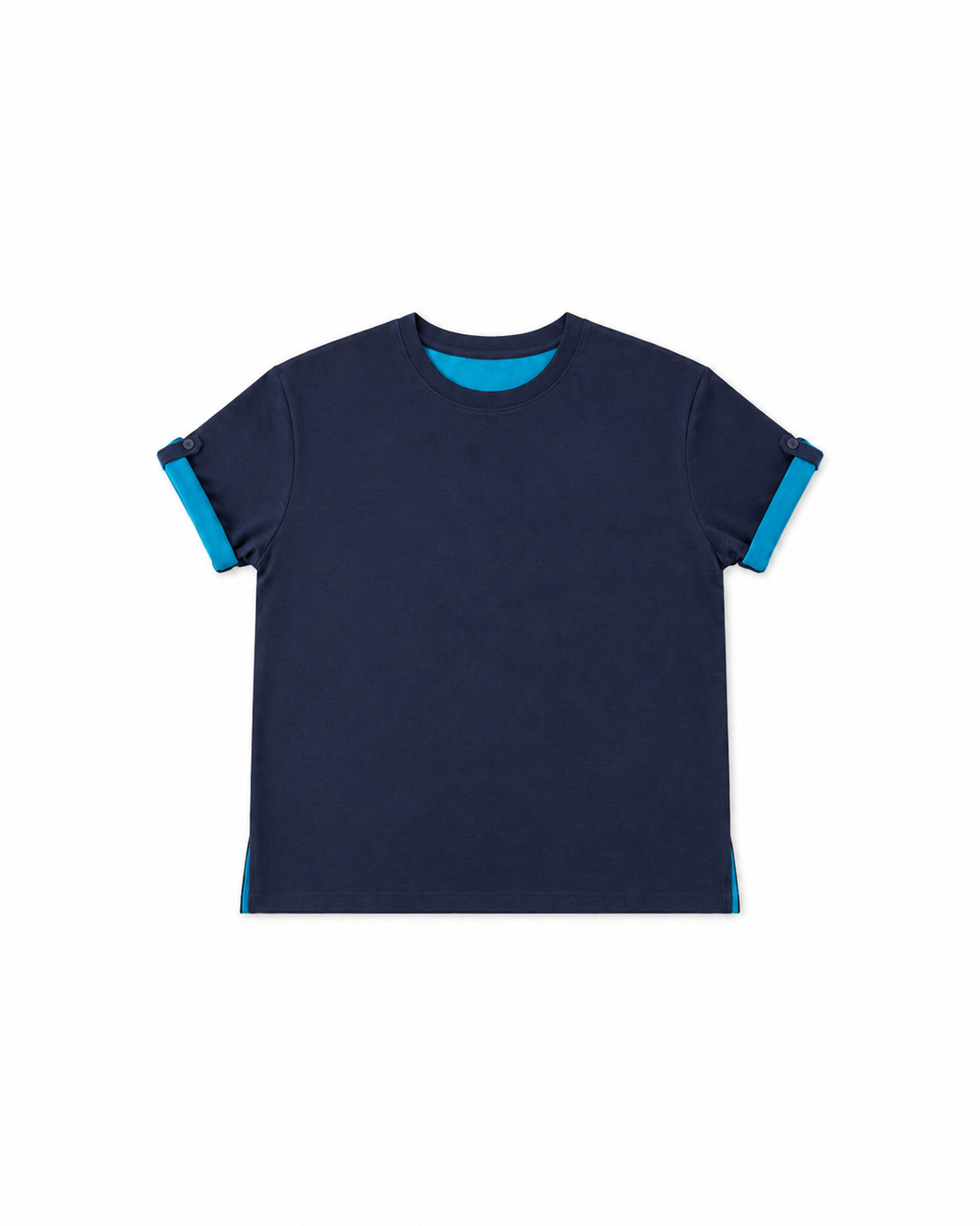 coloring roll-up half t-shirt