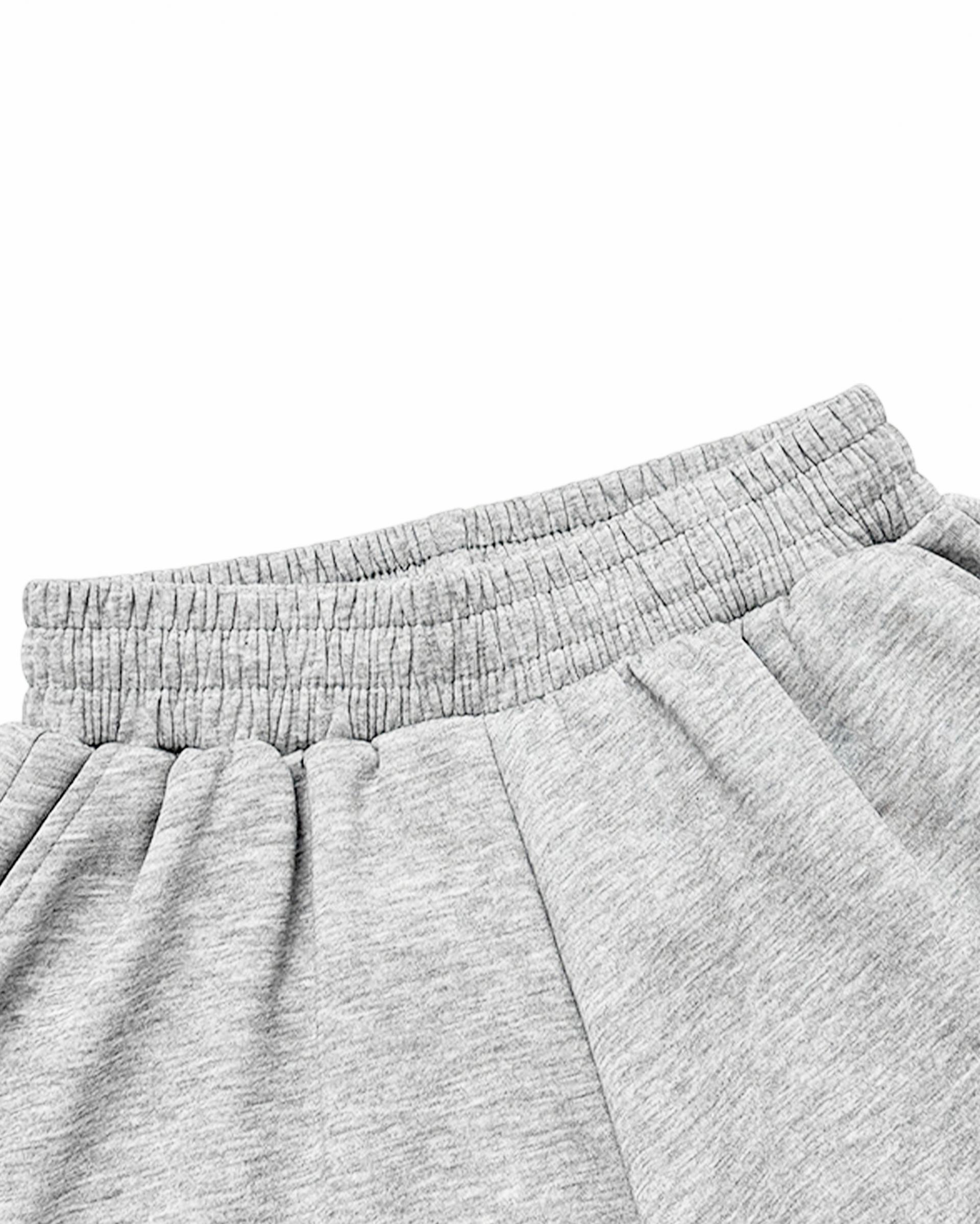 snap bermuda sweatpants