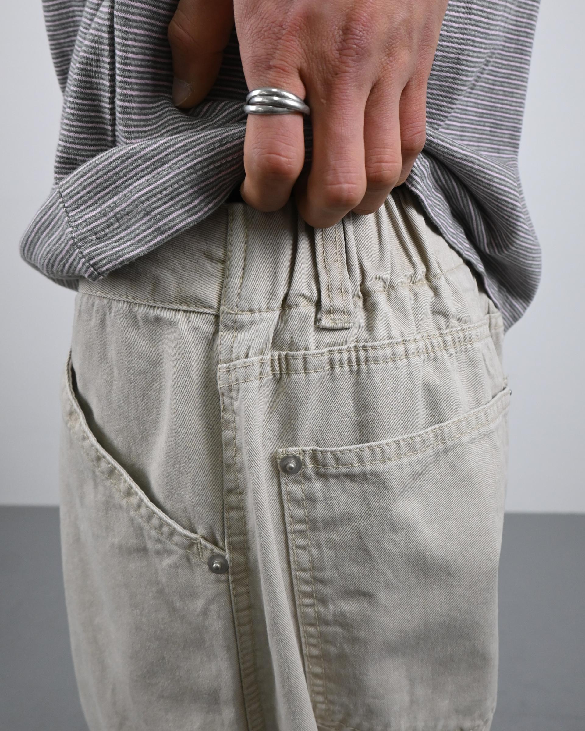 volumetric balloon cotton pants