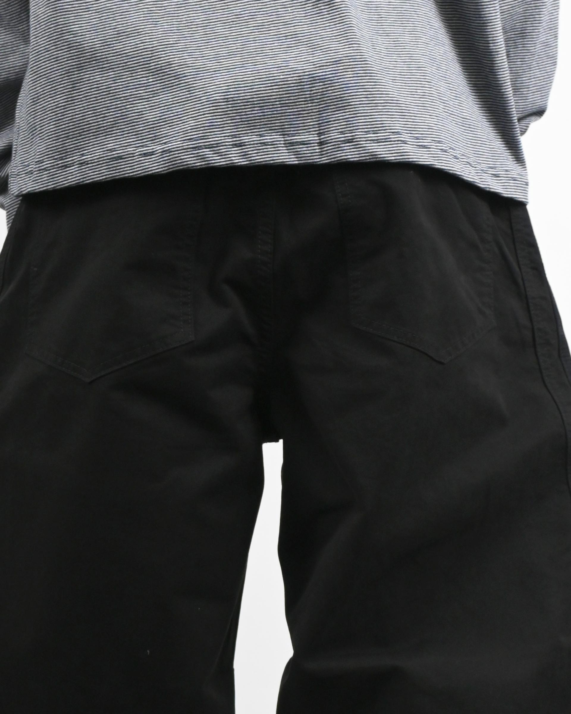 line bijo curved cotton pants