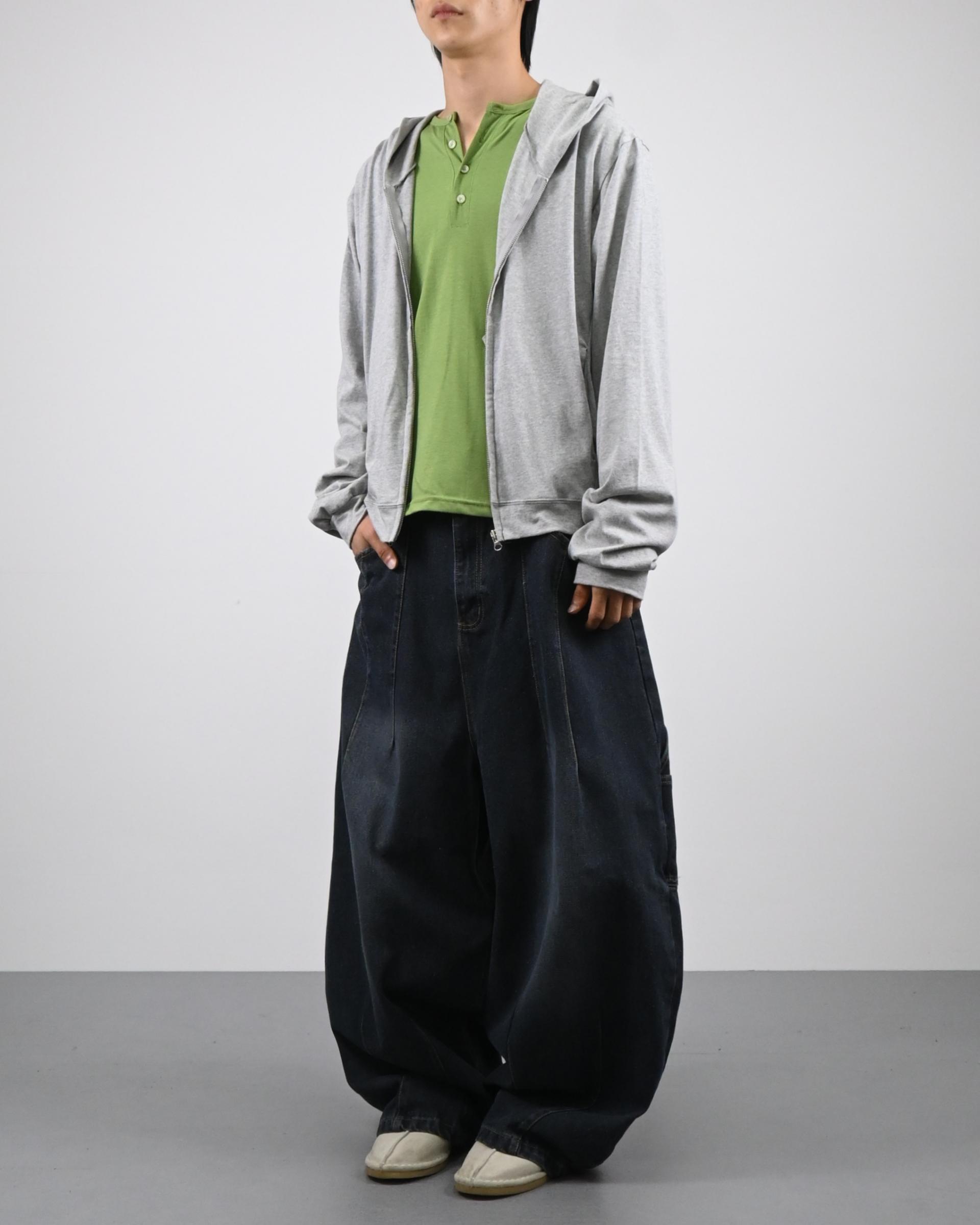 rudy crop hoodie zip-up