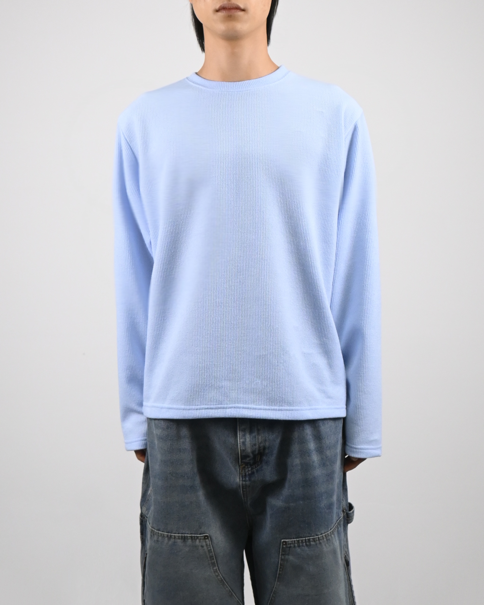 low round knit