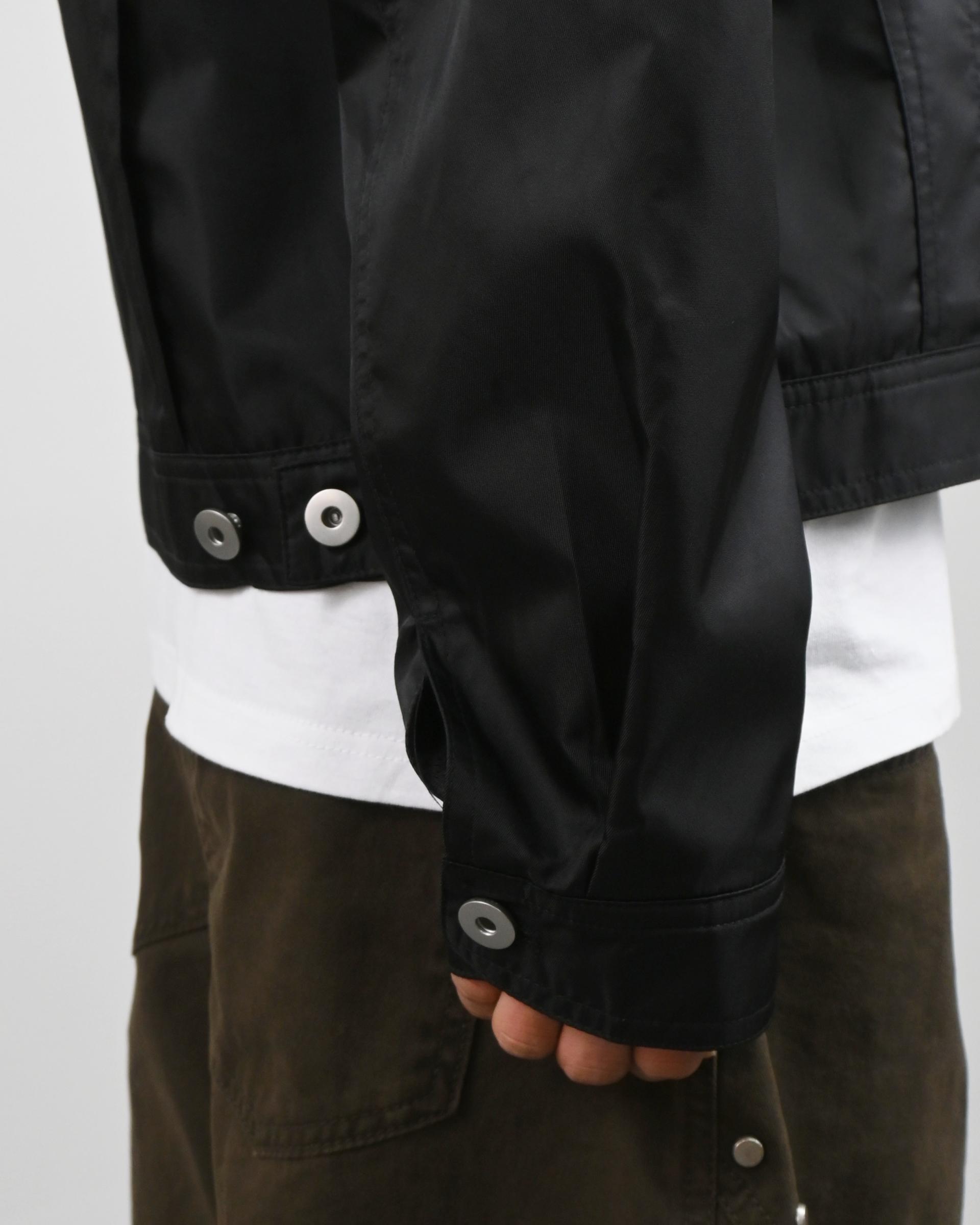 mix trucker crop jacket