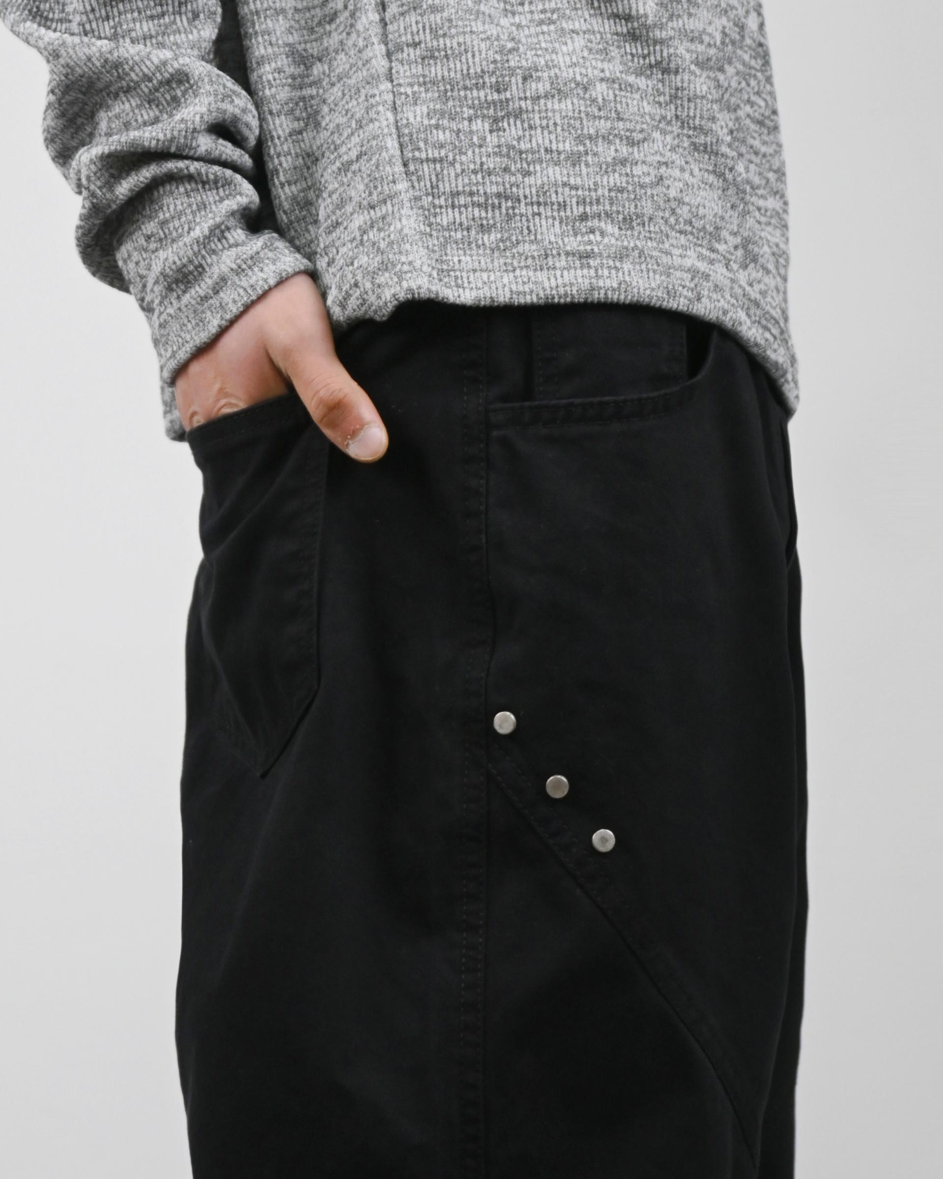 bio cotton rivet pants