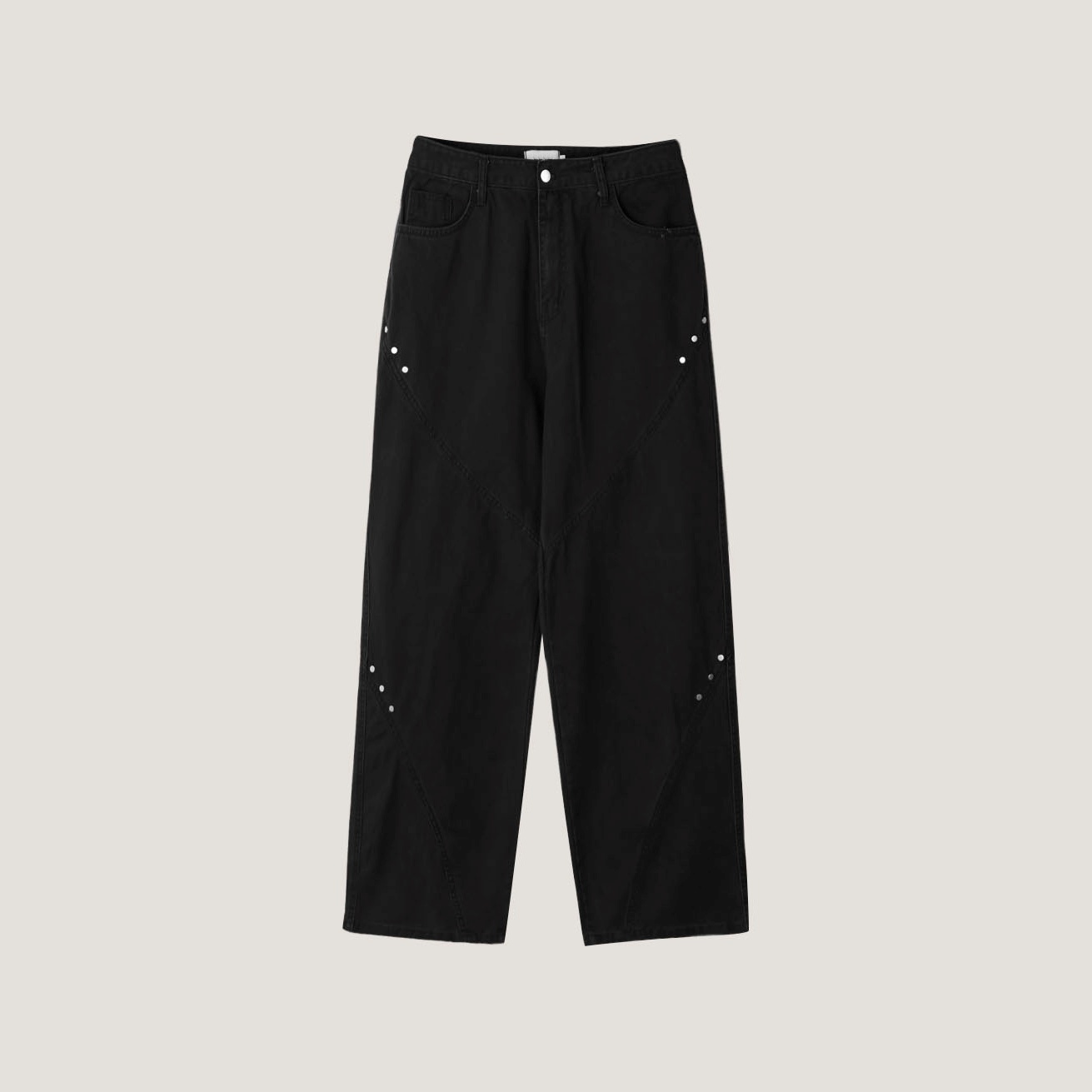 bio cotton rivet pants