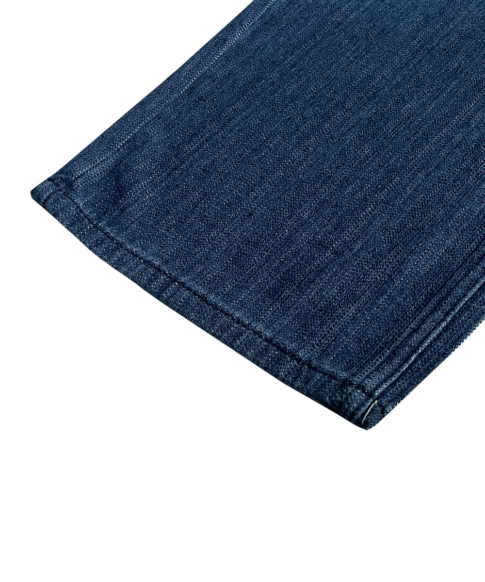 sparkle stripe denim pants