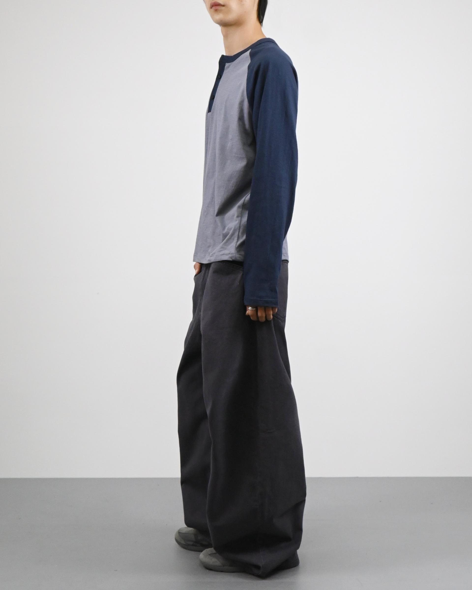 pigment solid balloon cotton pants