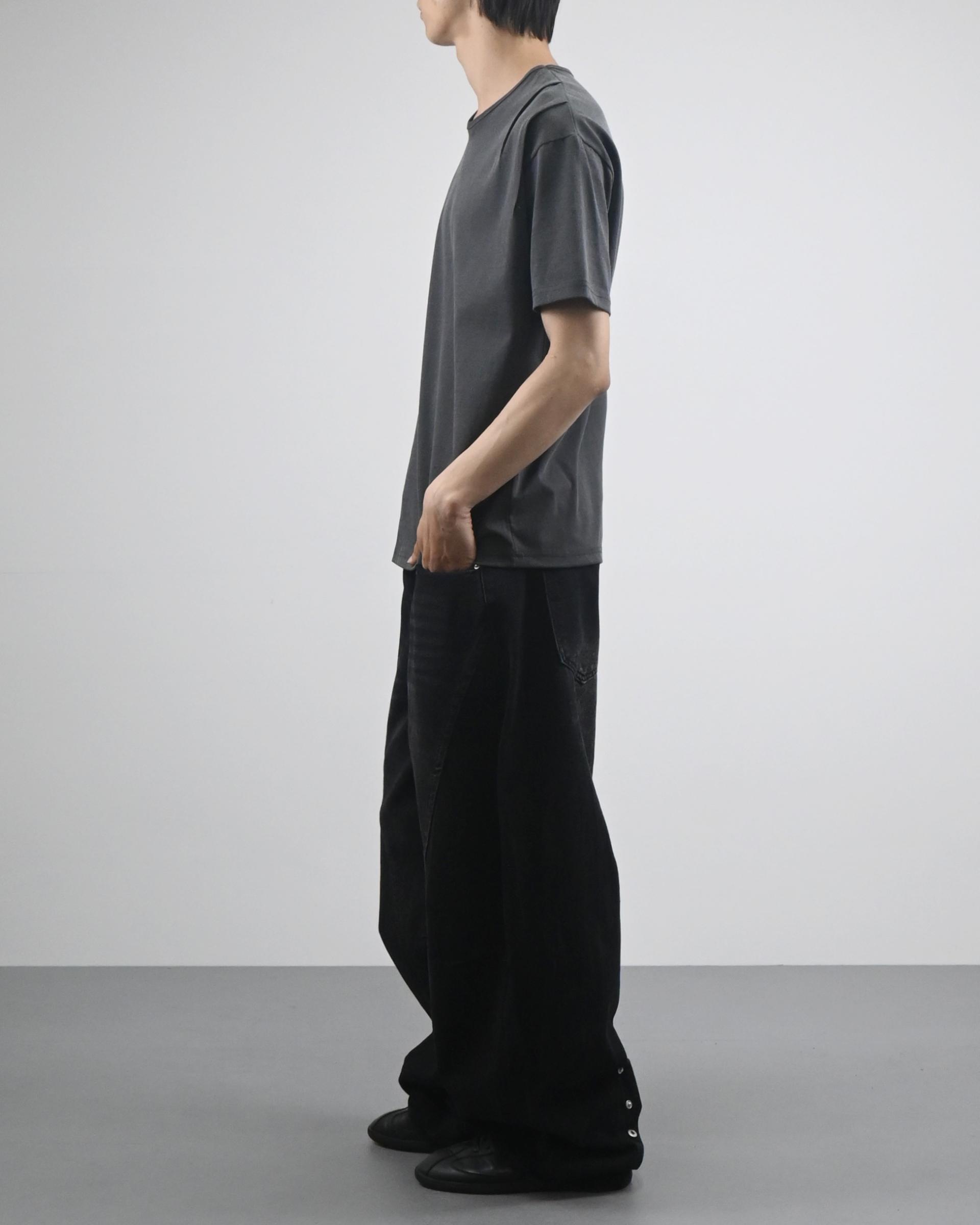 pigment dart crop half t-shirt