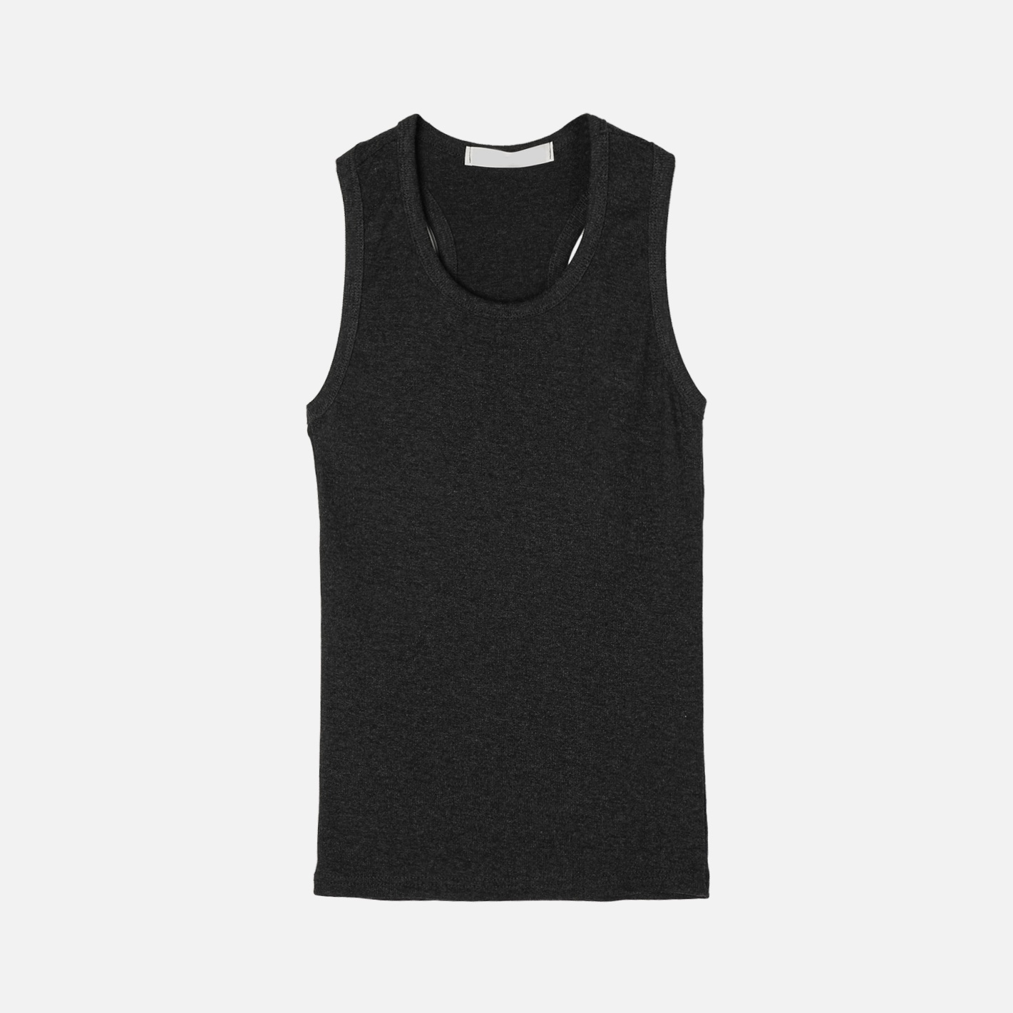 stretchable ribbed vest