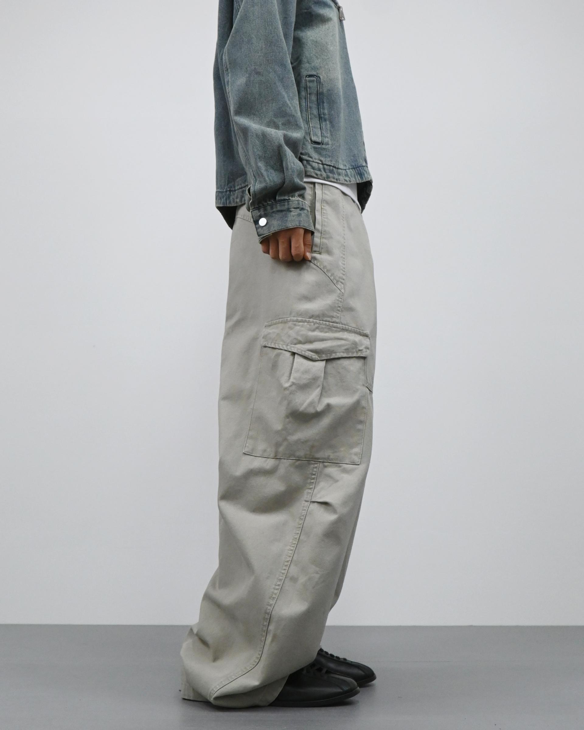 neon invision curved cotton pants