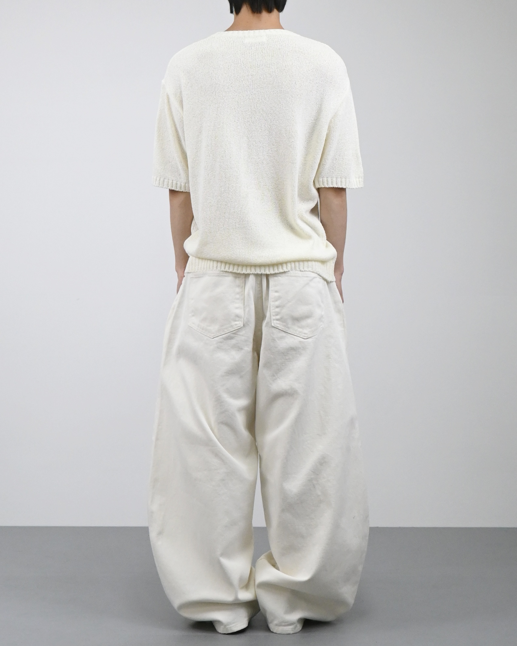 banding balloon cotton pants