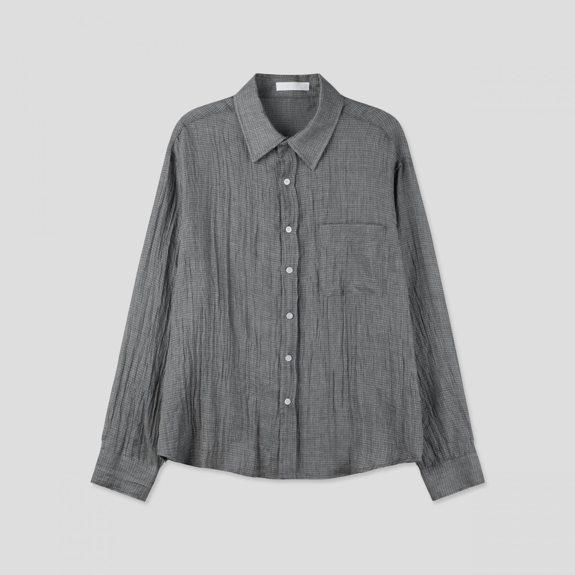 pastel check shirt