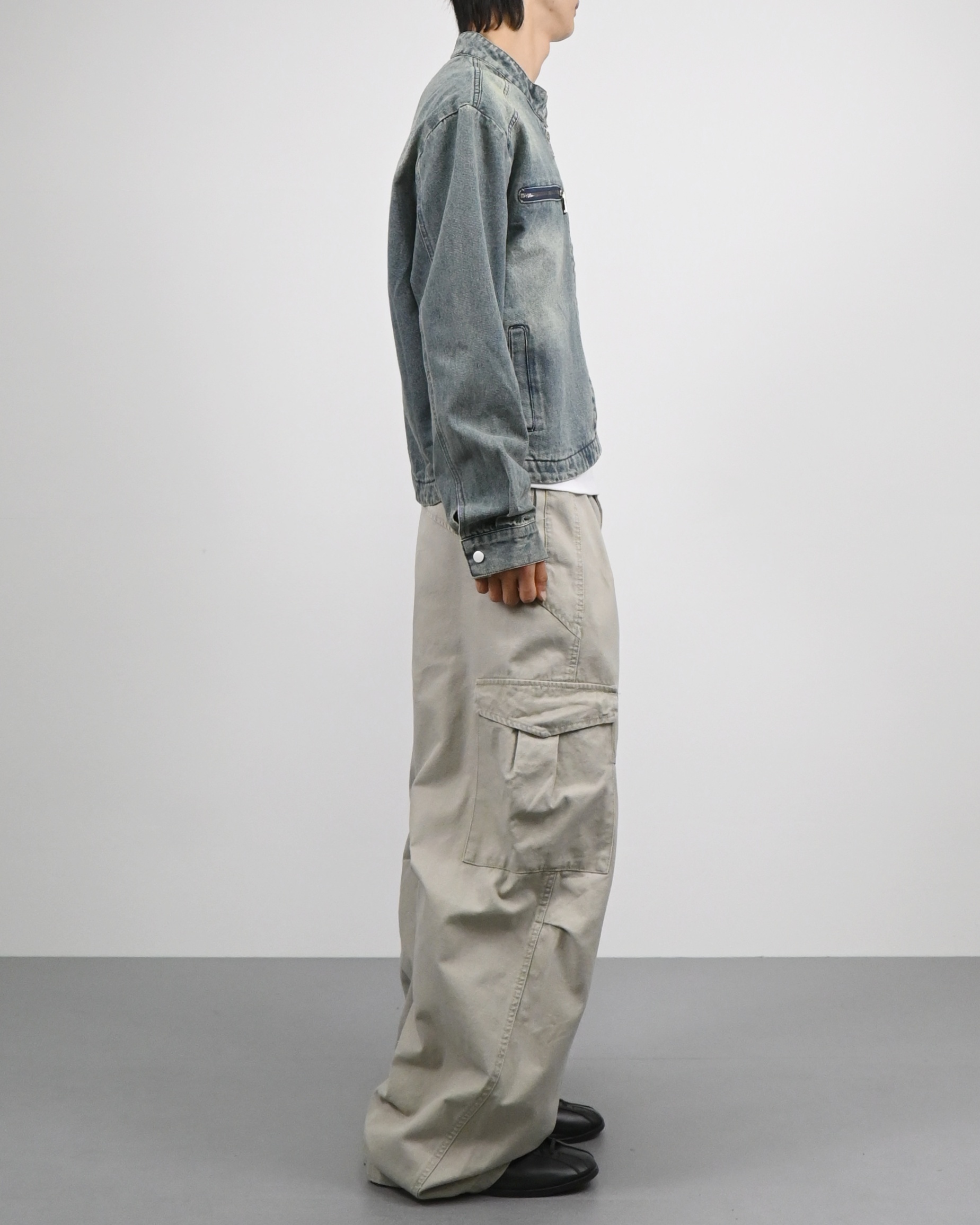 neon invision curved cotton pants