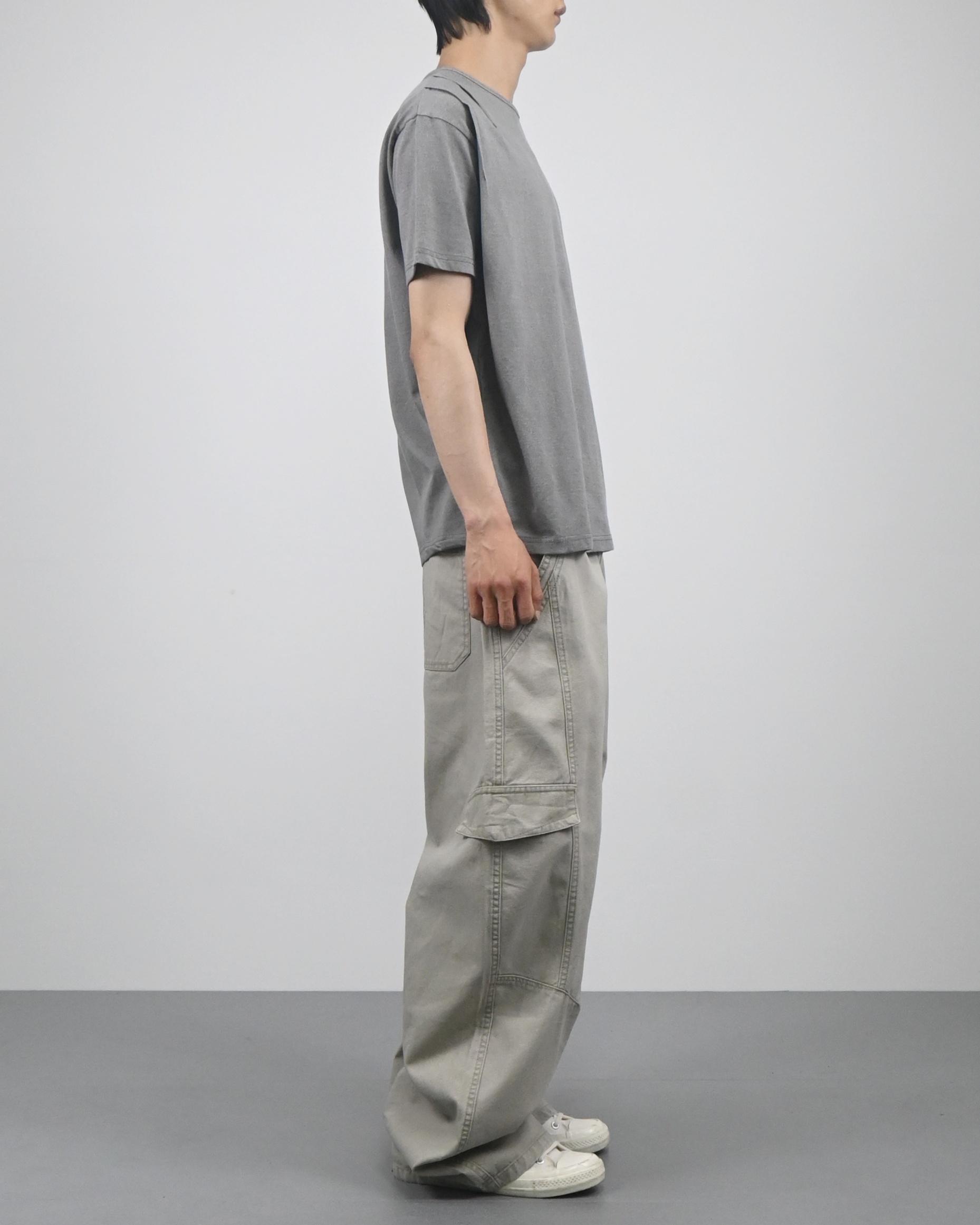 pigment dart crop half t-shirt