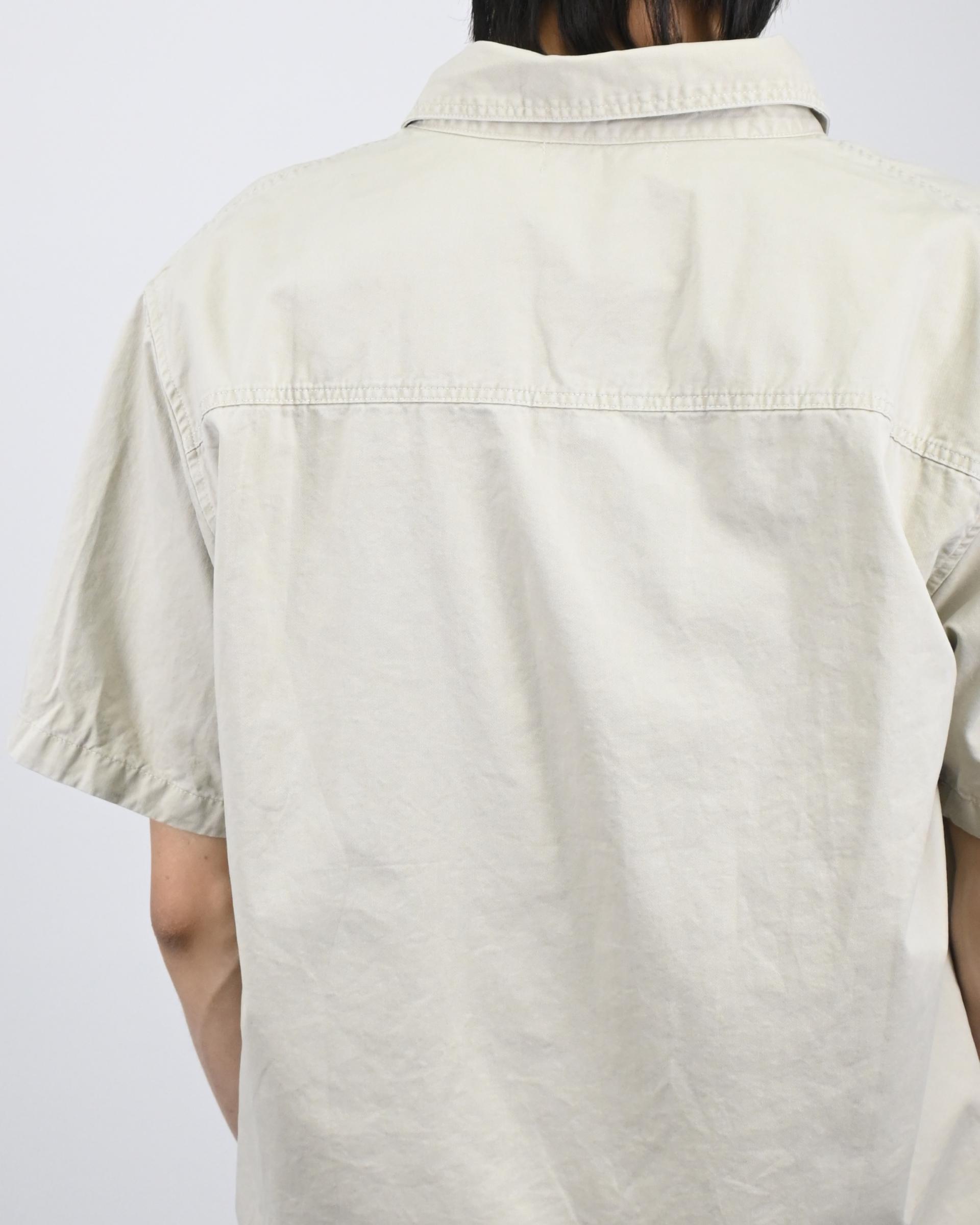 crop ding cotton half shirt