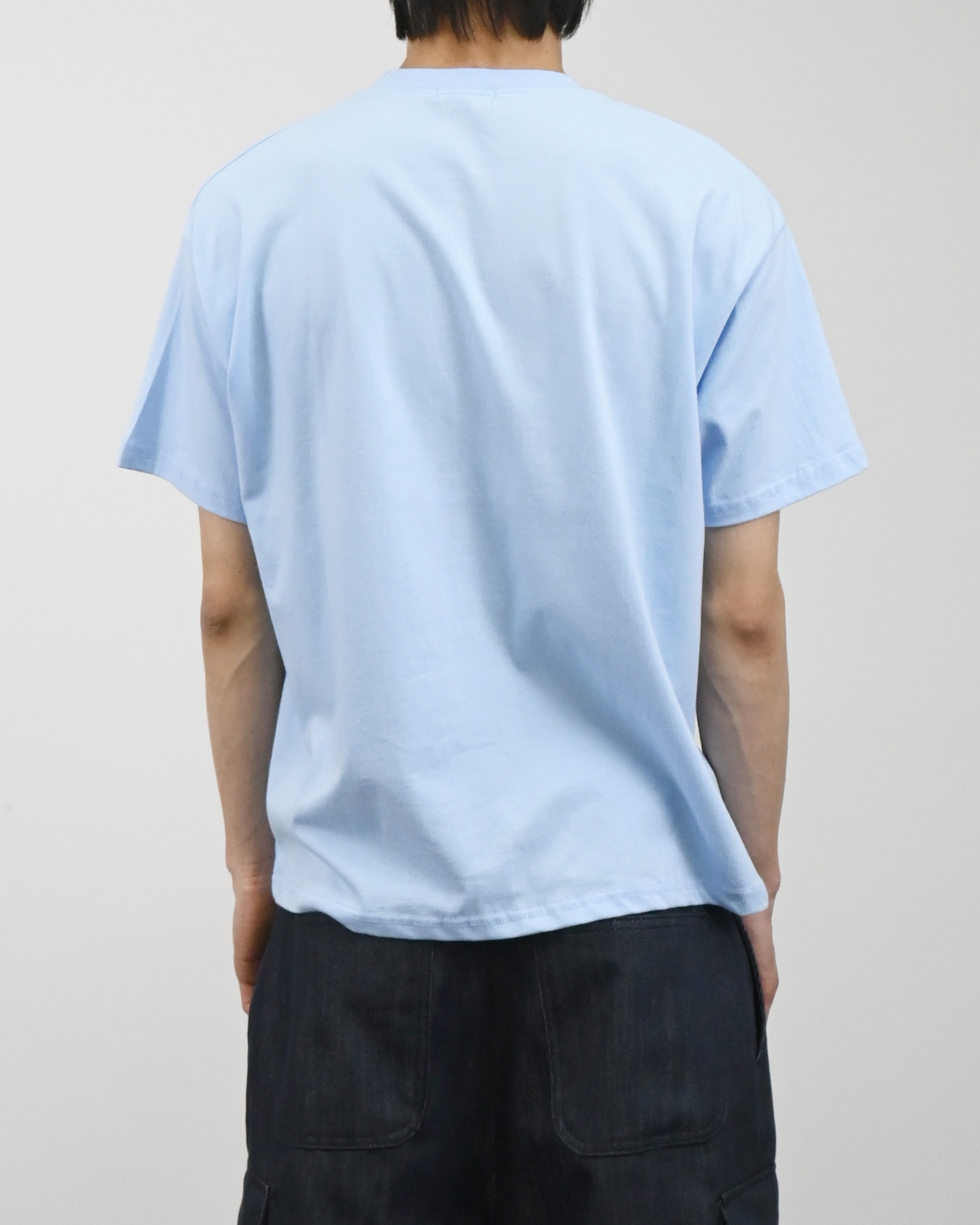 luge lettering half t-shirt