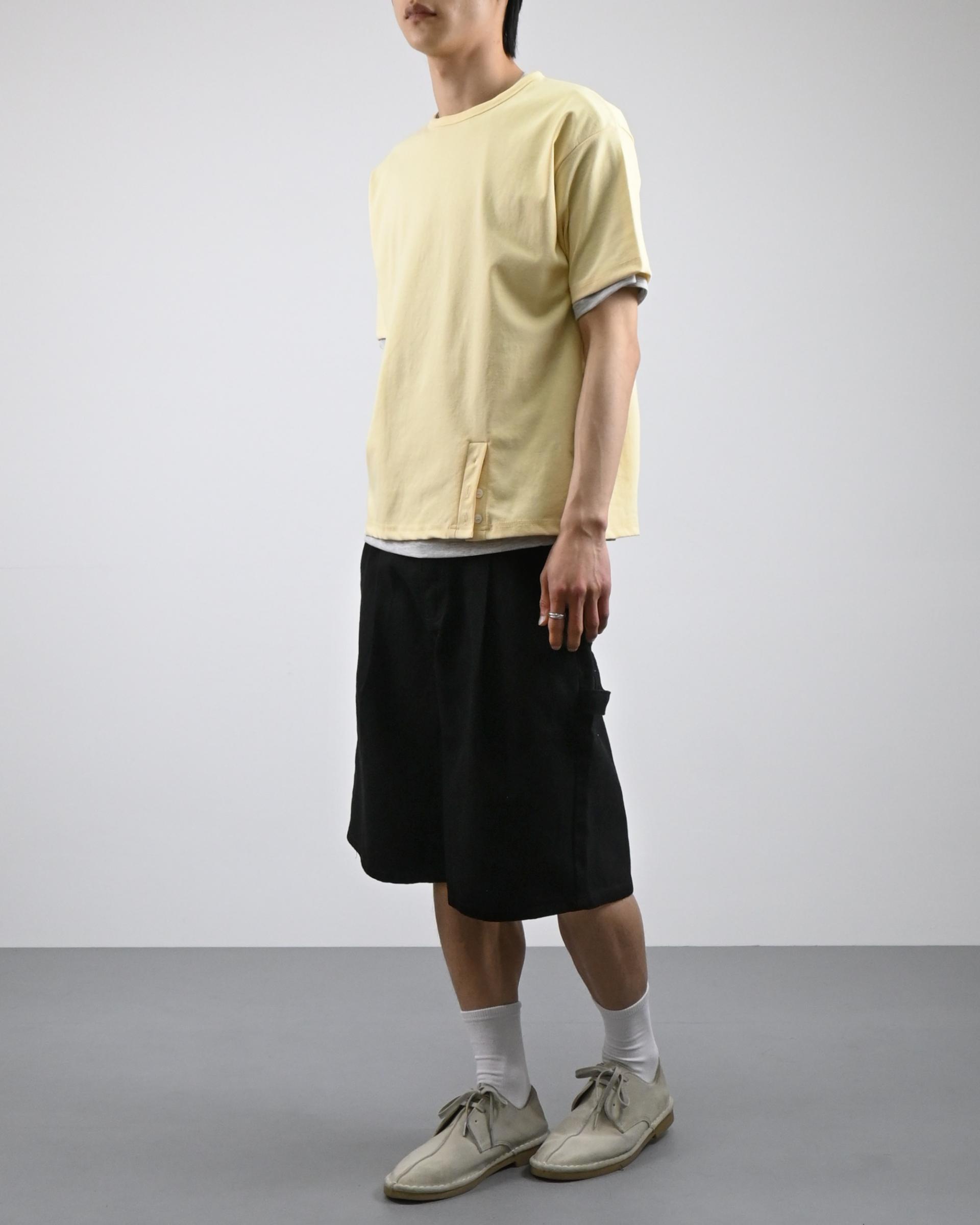 under snap half-t-shirt