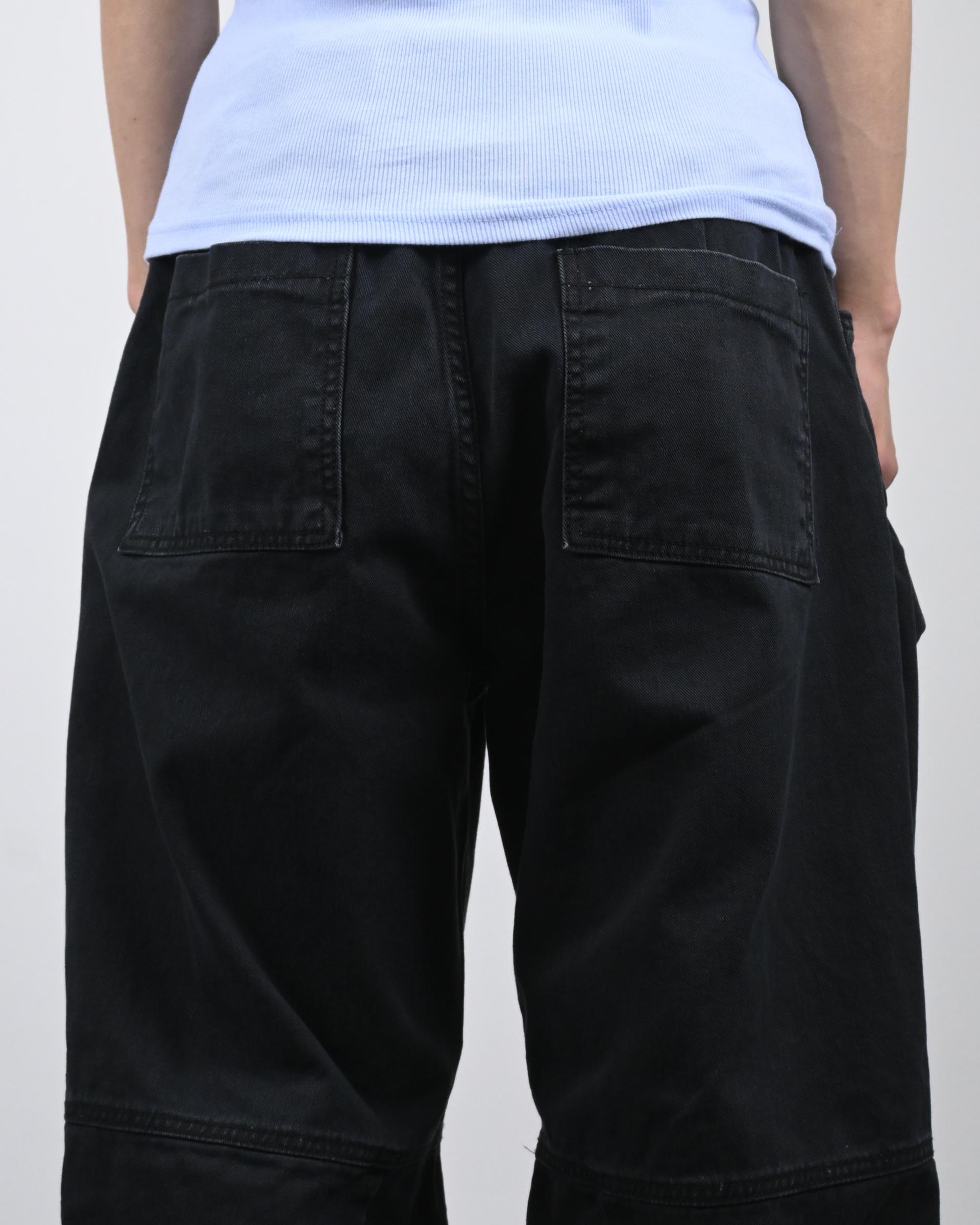 hale border flare banding cotton pants