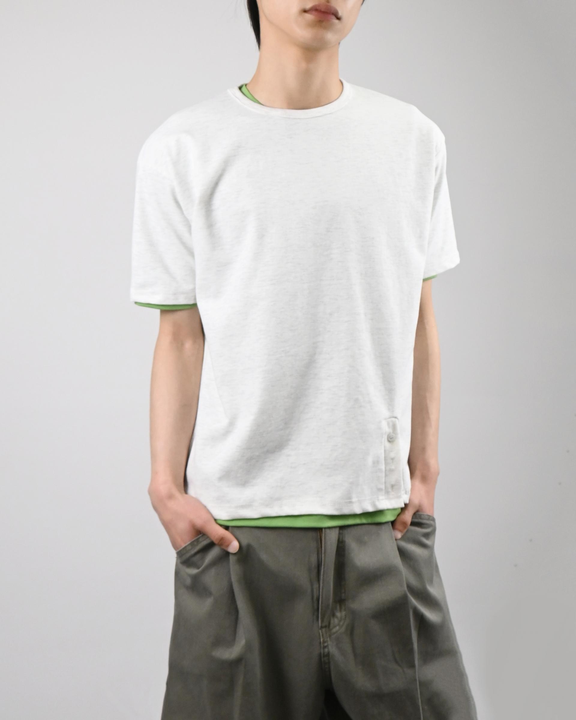 under snap half-t-shirt