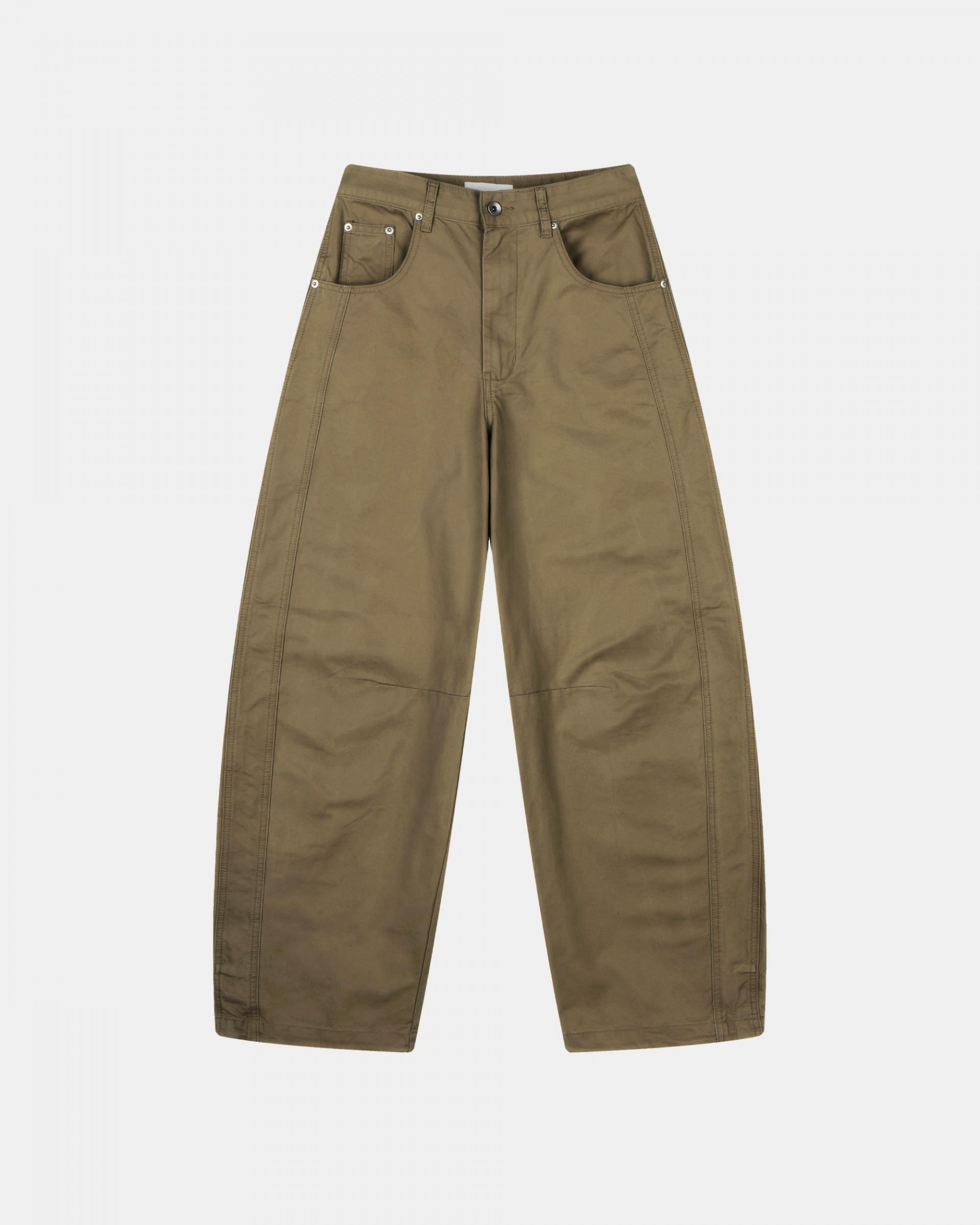 line bijo curved cotton pants