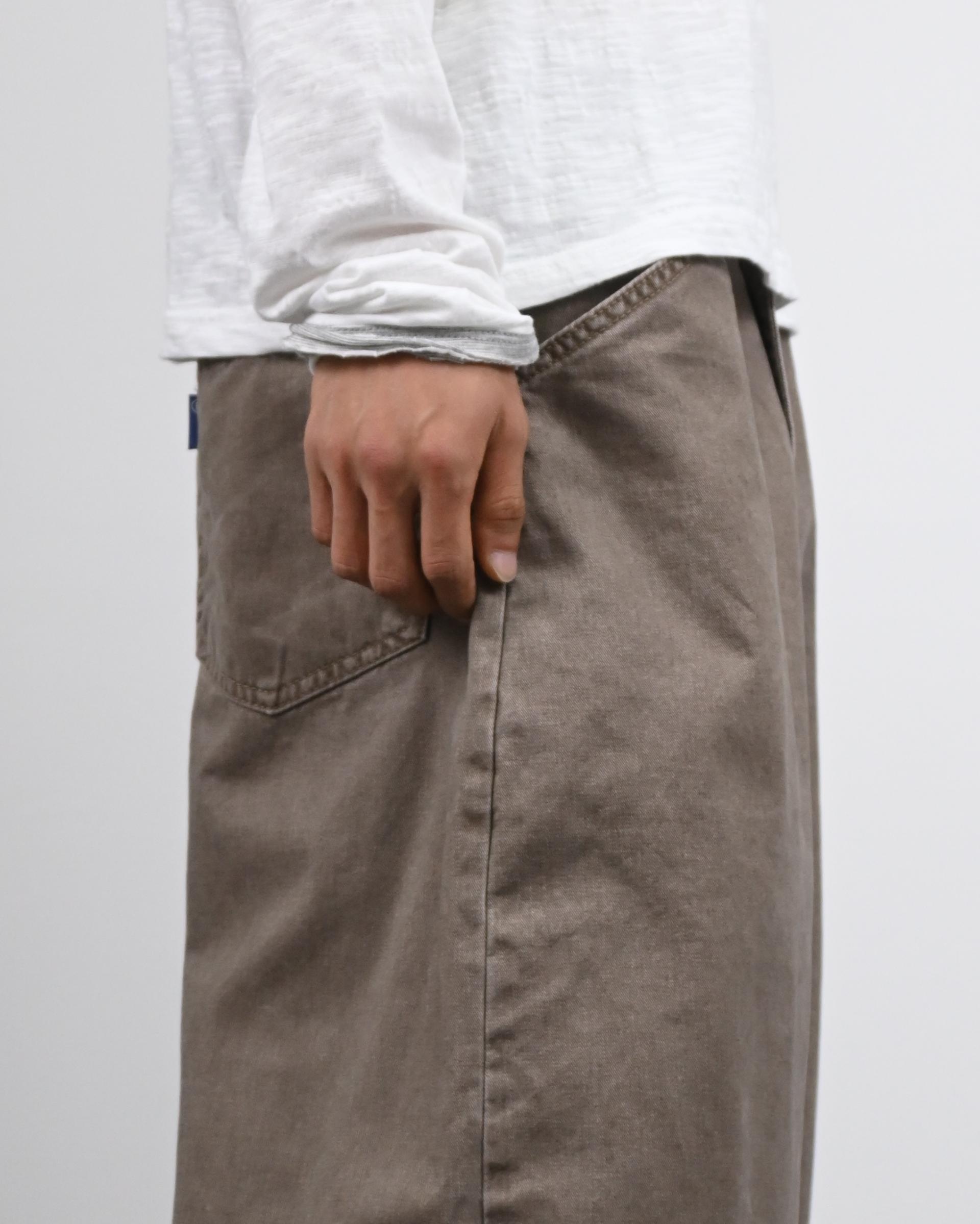 pigment solid balloon cotton pants