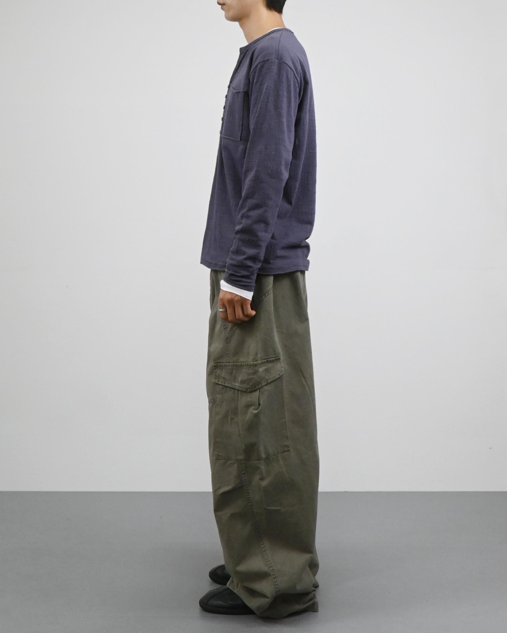 neon invision curved cotton pants