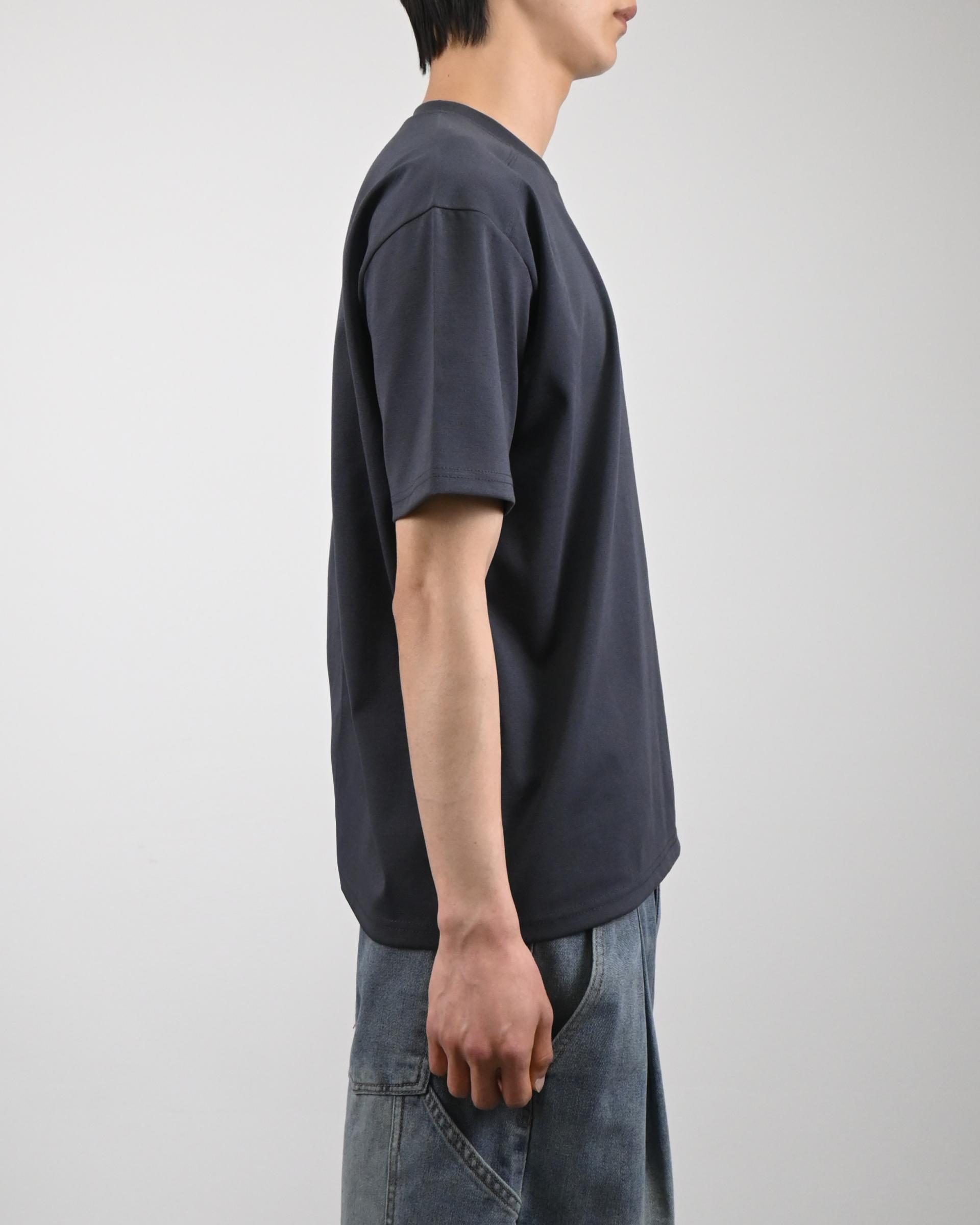 front shoulder line half t-shirt