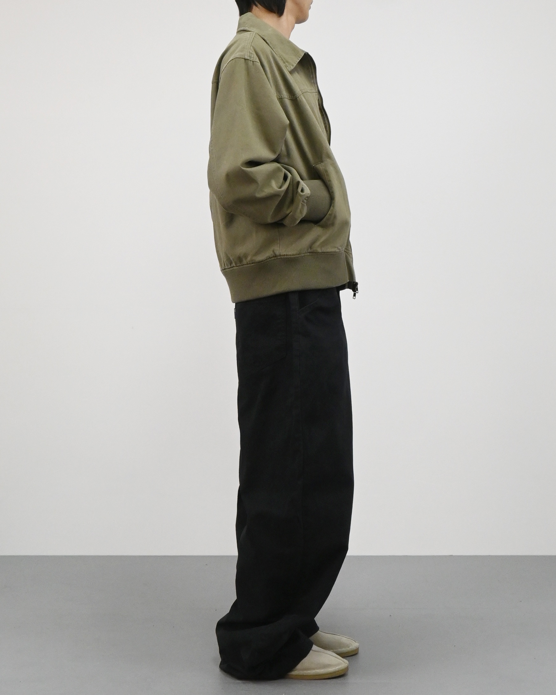 pigment solid balloon cotton pants