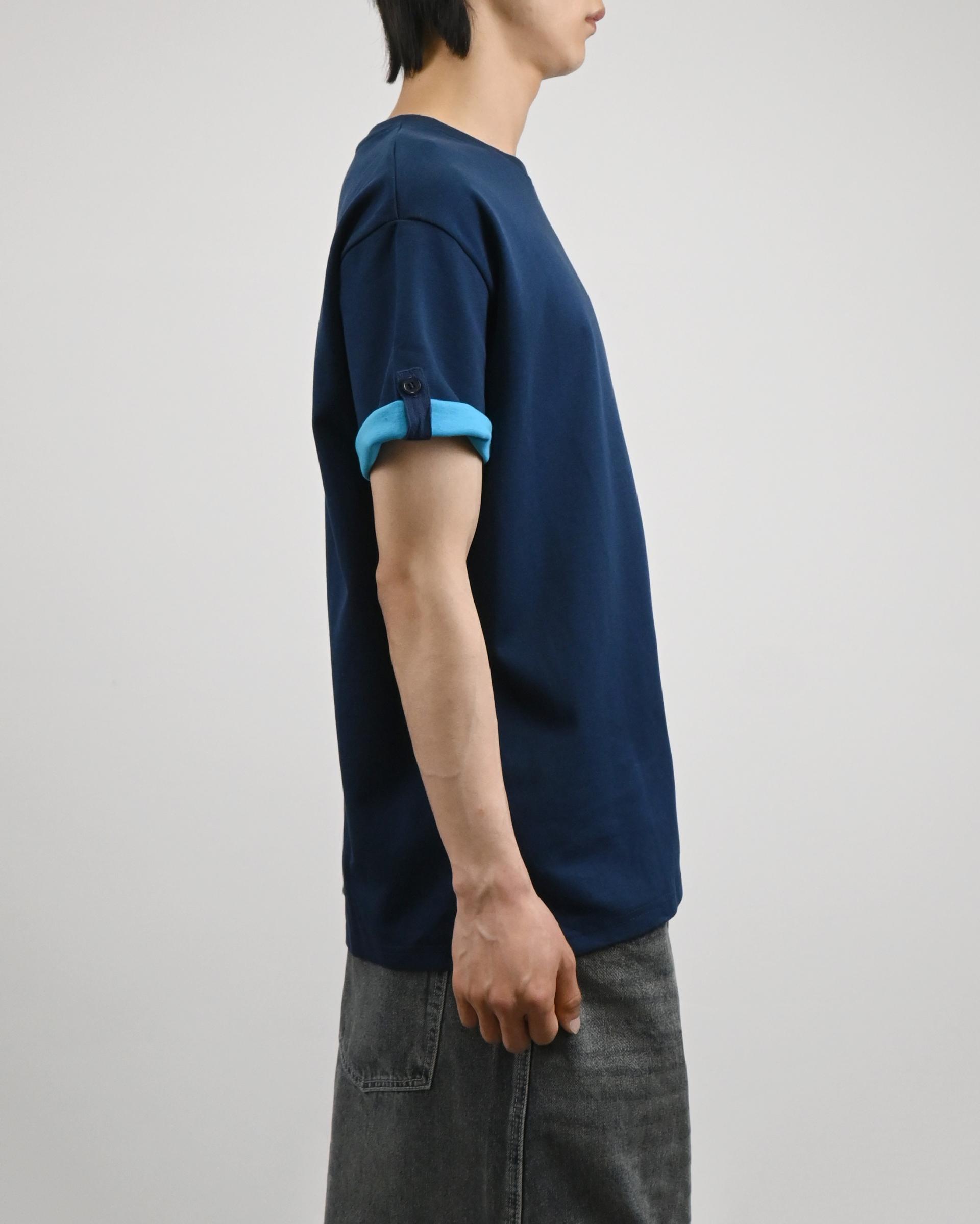 coloring roll-up half t-shirt