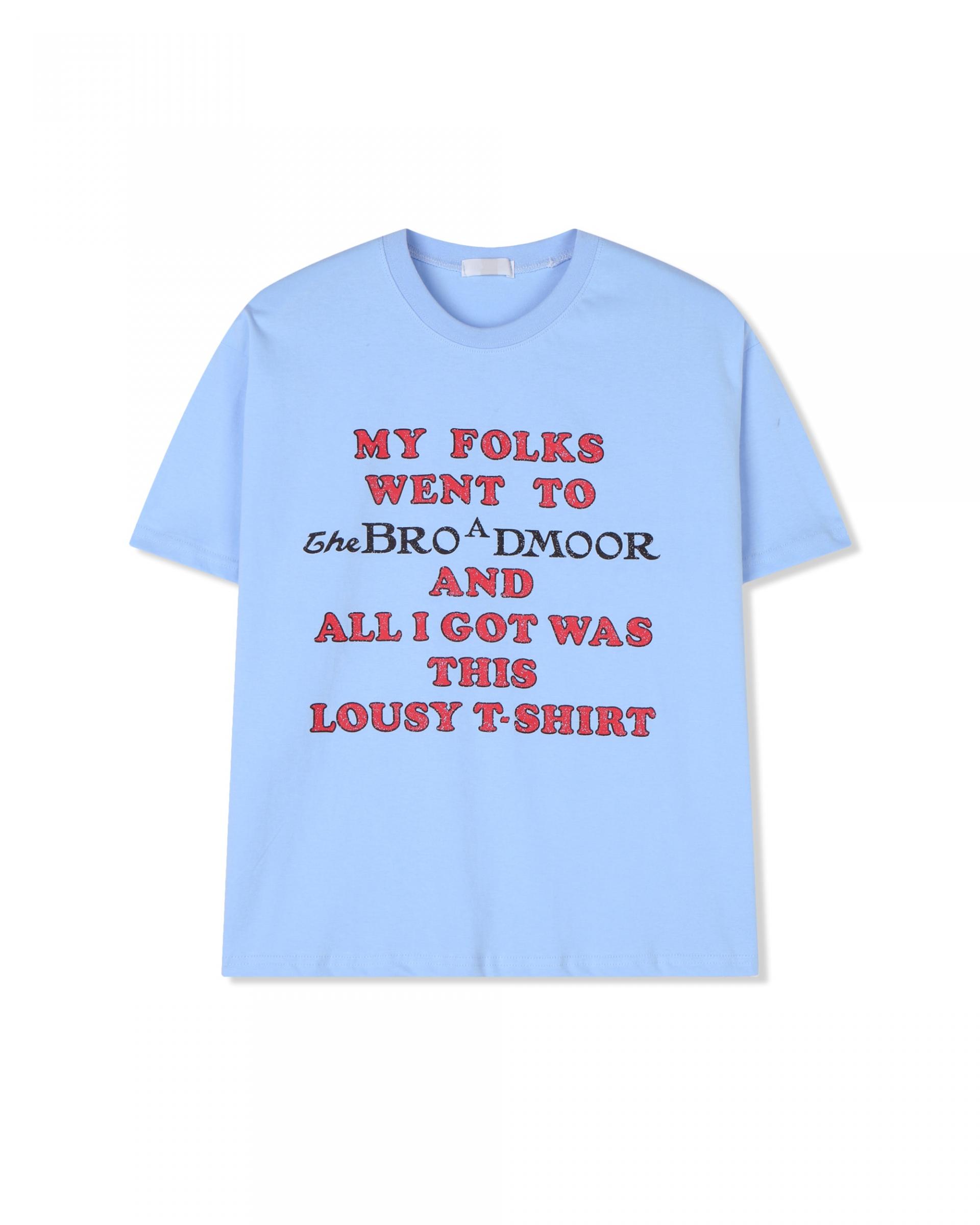 luge lettering half t-shirt