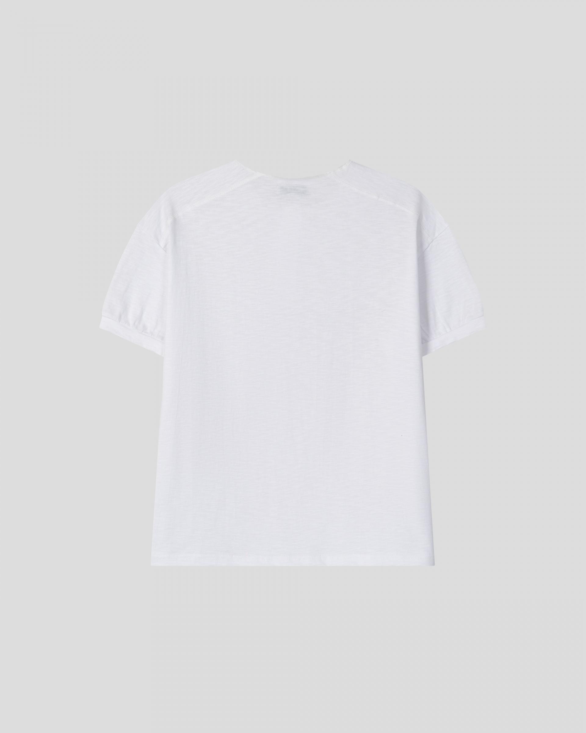stitch henley neck half t-shirt