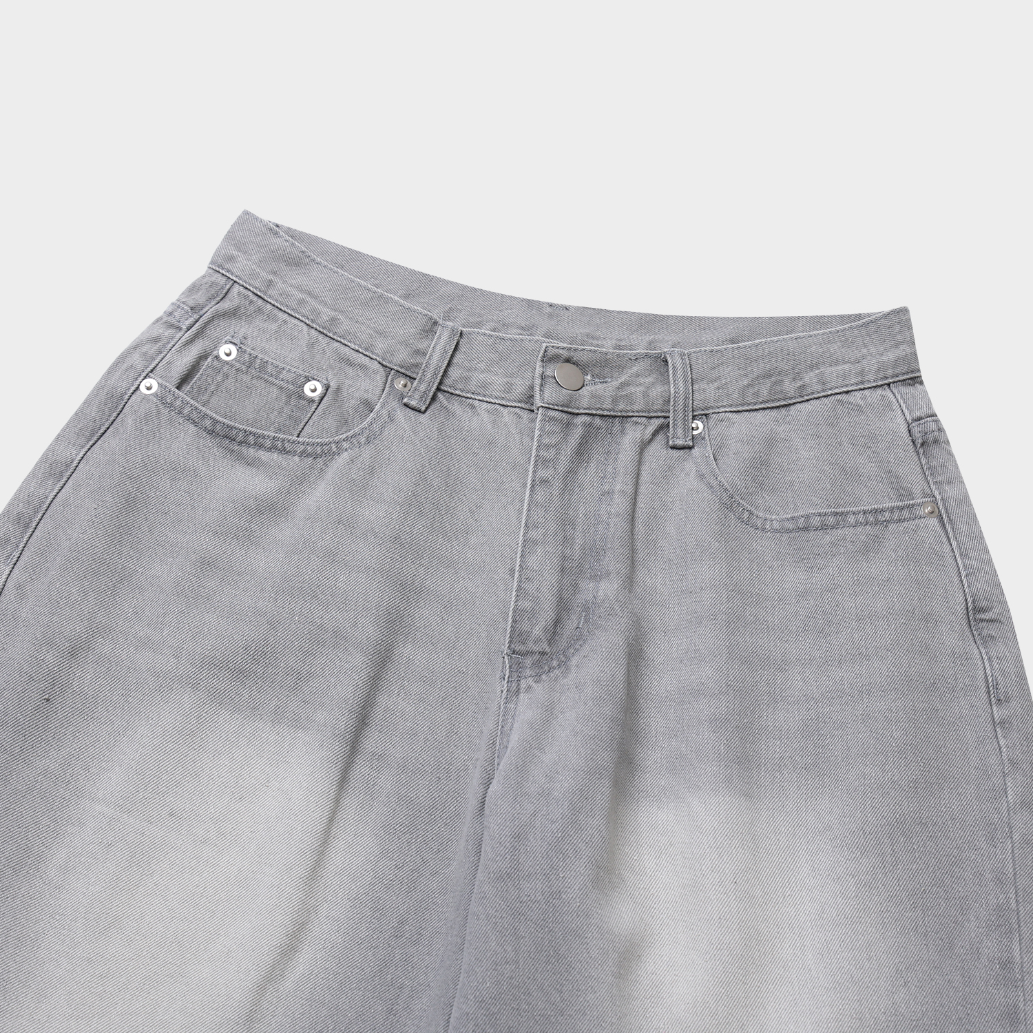 grash washed denim pants
