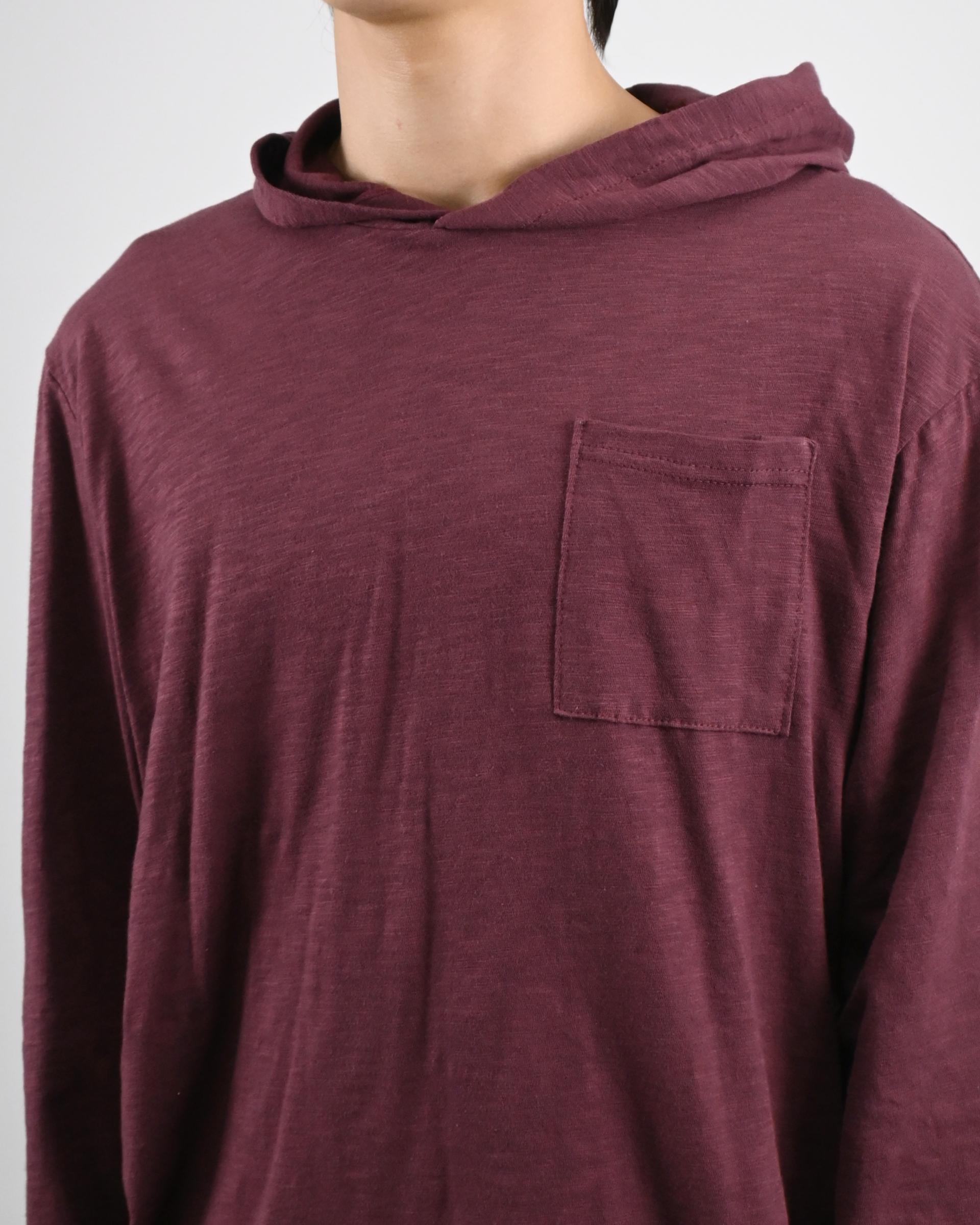 slub pocket warmer hoodie